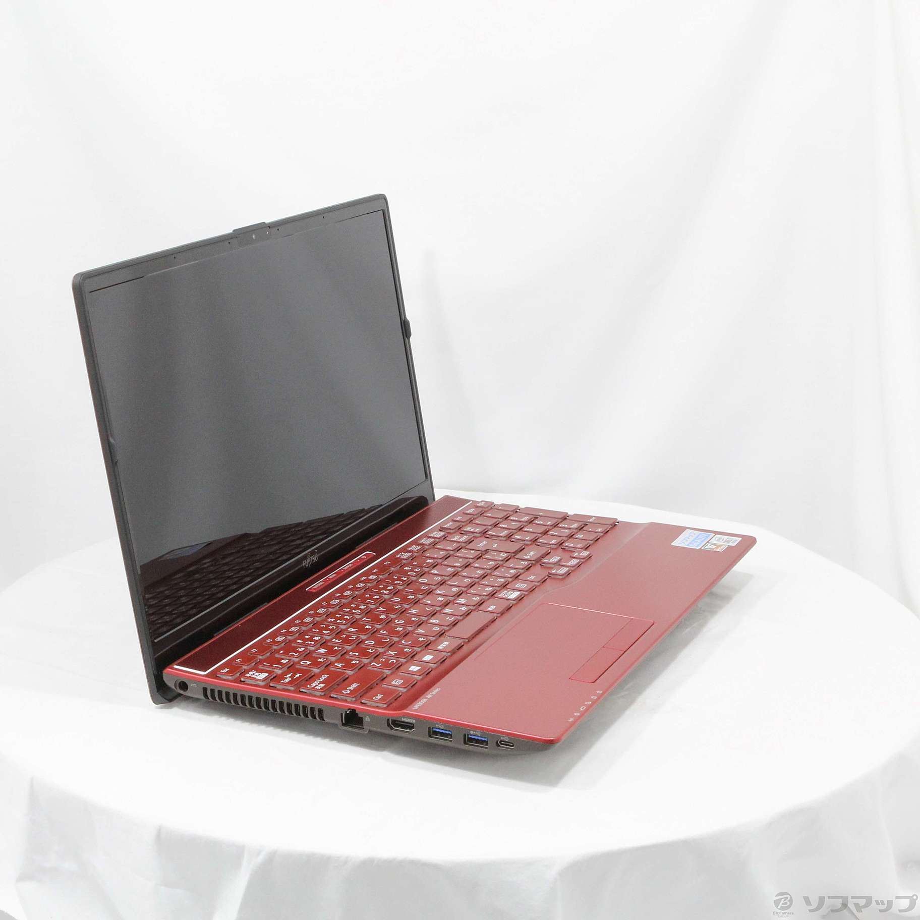 中古】LIFEBOOK AH77／E2 FMVA77E2R ガーネットレッド 〔Windows 10