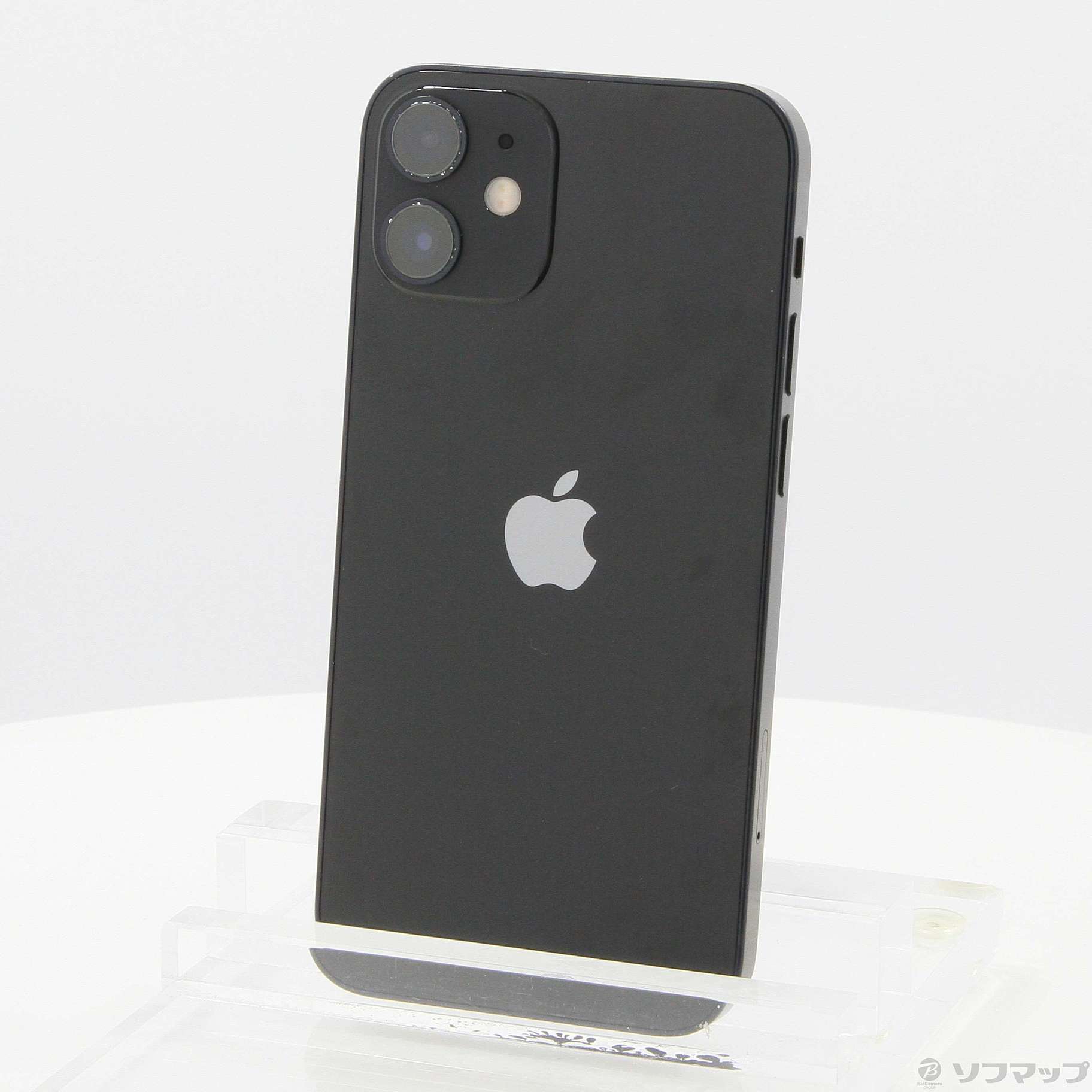 中古】iPhone12 mini 64GB ブラック MGA03J／A SIMフリー