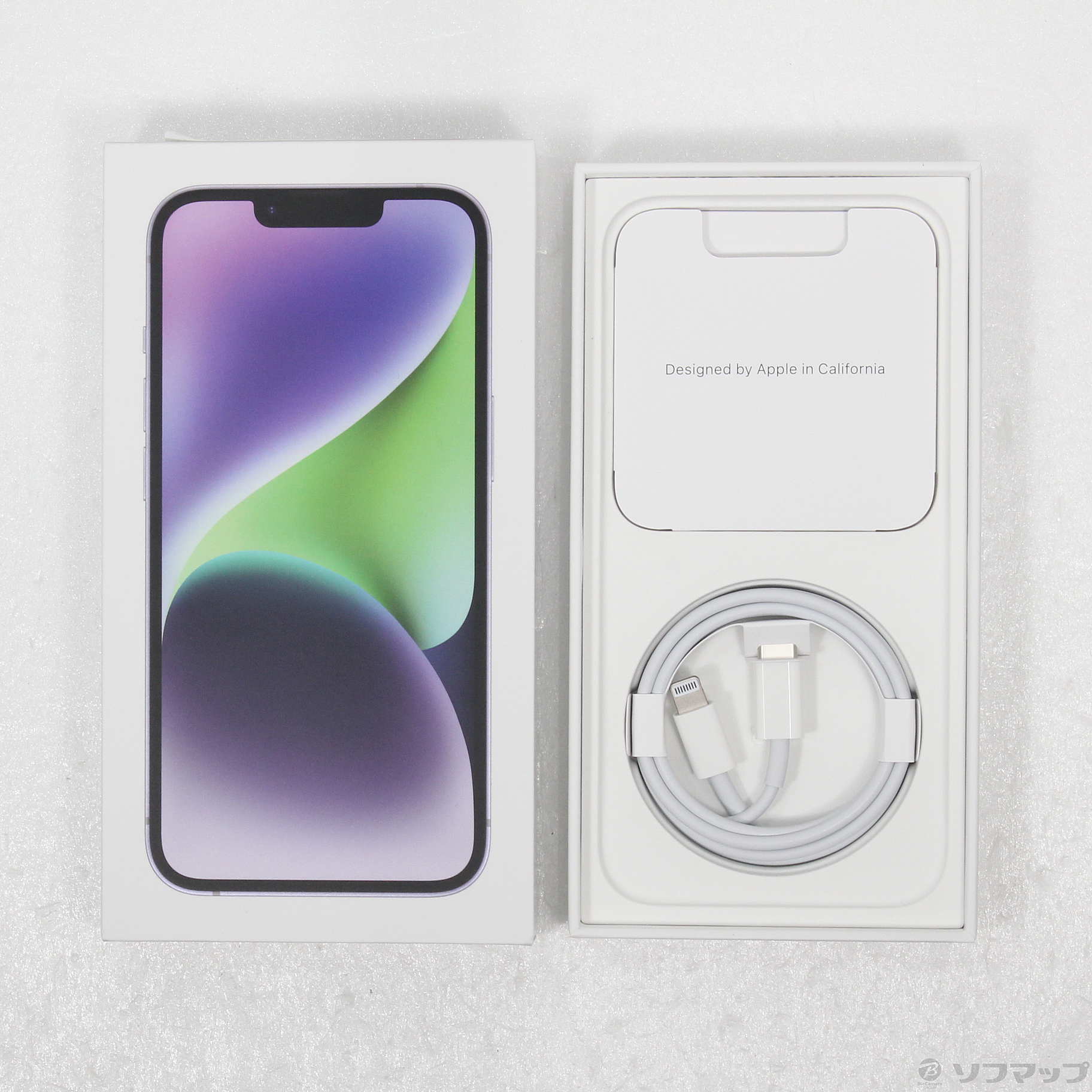 中古】iPhone14 128GB パープル MPUY3J／A SIMフリー [2133051303542