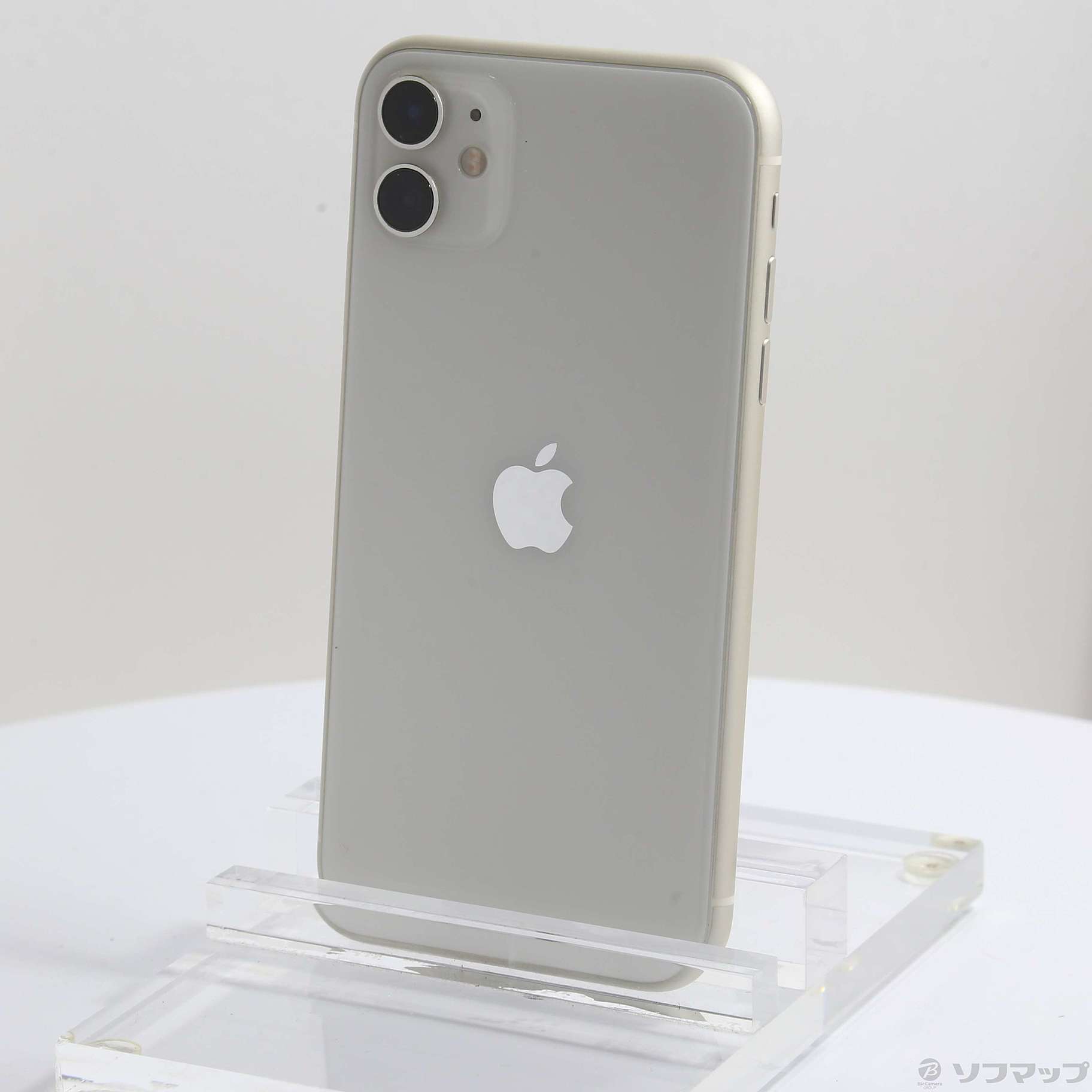 中古】iPhone11 128GB ホワイト MWM22J／A SIMフリー