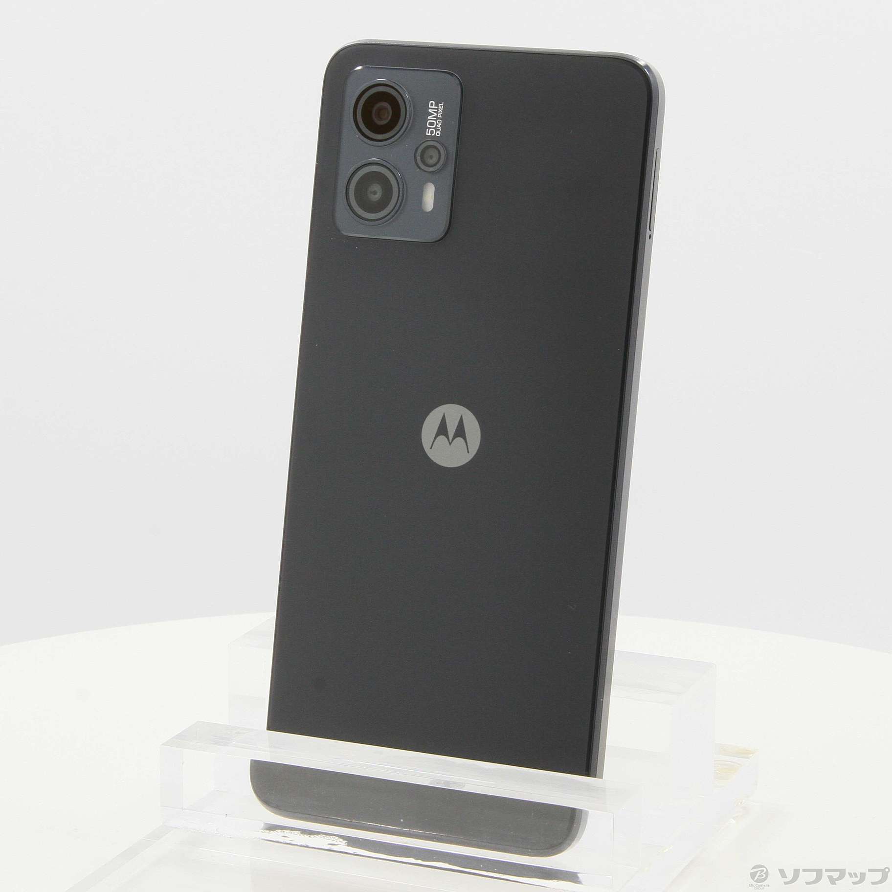 中古】〔展示品〕 moto G13 128GB マットチャコール PAWW0020JP SIM