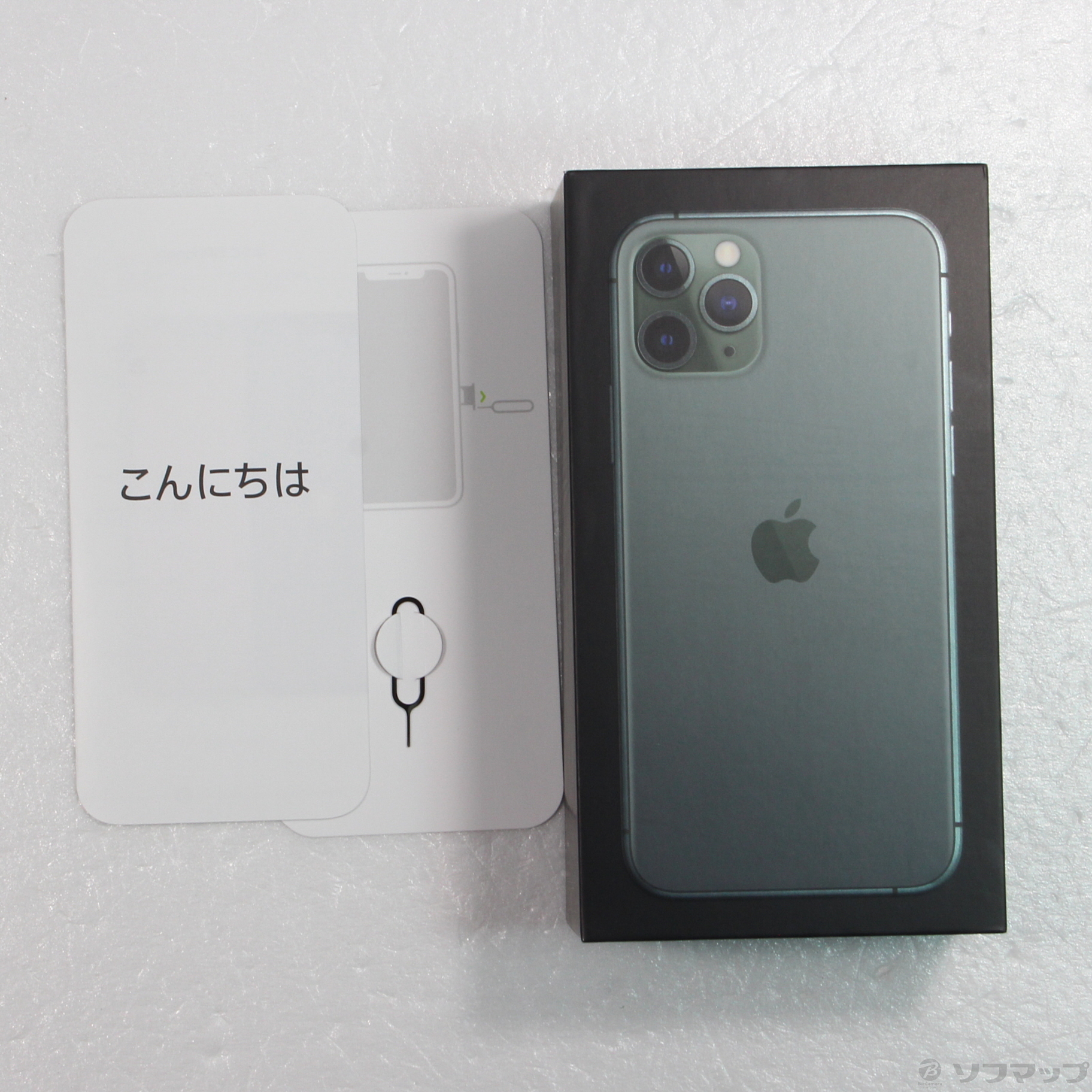 中古】iPhone11 Pro 256GB ミッドナイトグリーン MWCC2J／A SIMフリー