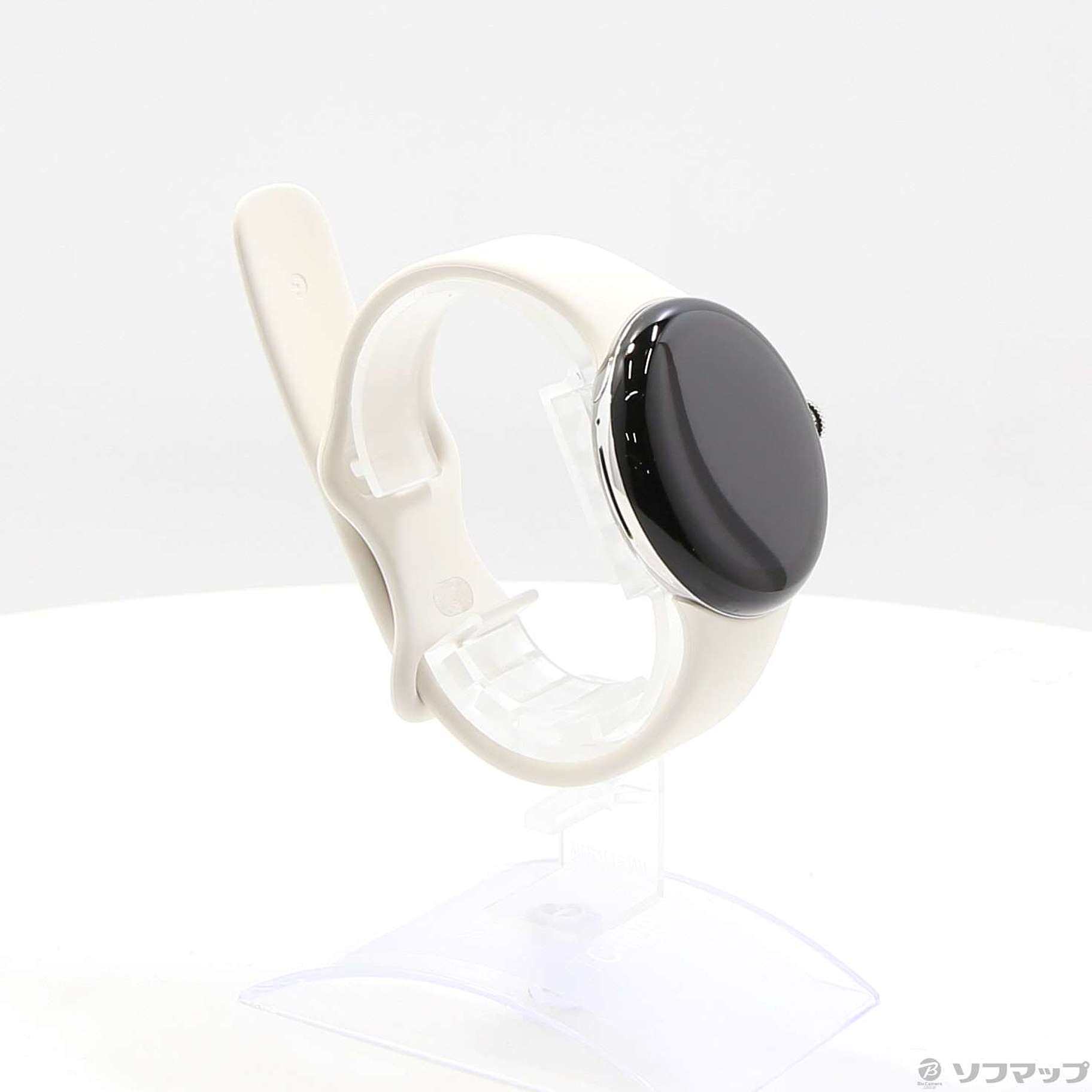 中古】Google Pixel Watch Polished Silverケース/Chalk アクティブ 中古】Google Pixel Watch Polished Silverケース/Chalk アクティブ