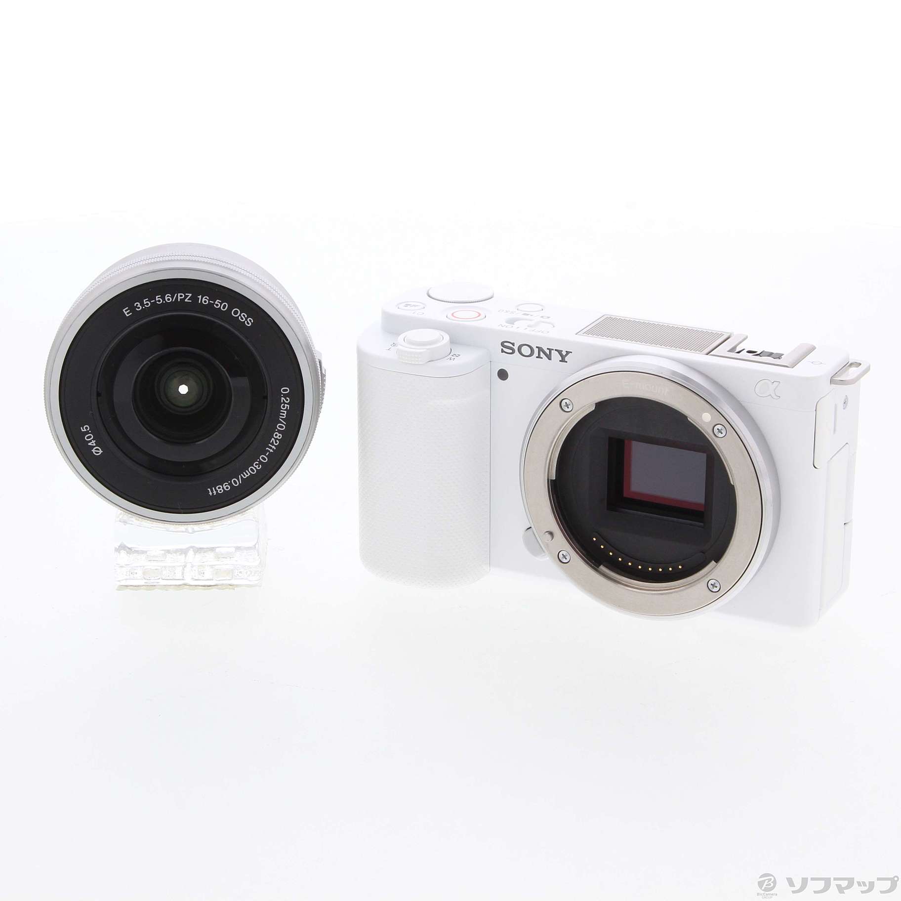 中古】VLOGCAM ZV-E10L パワーズームレンズキット ホワイト