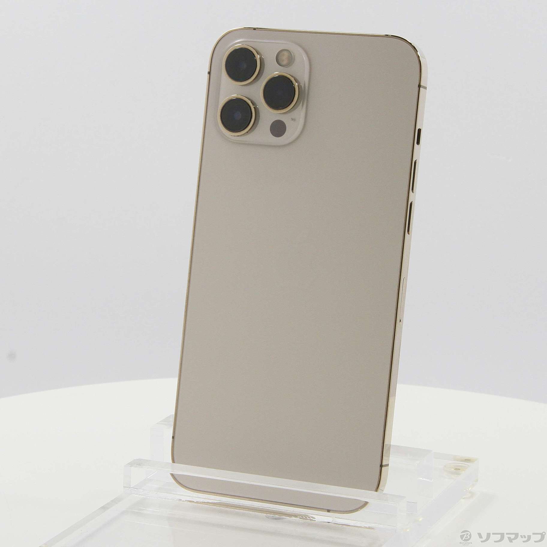 中古】iPhone12 Pro Max 128GB ゴールド MGCW3J／A SIMフリー