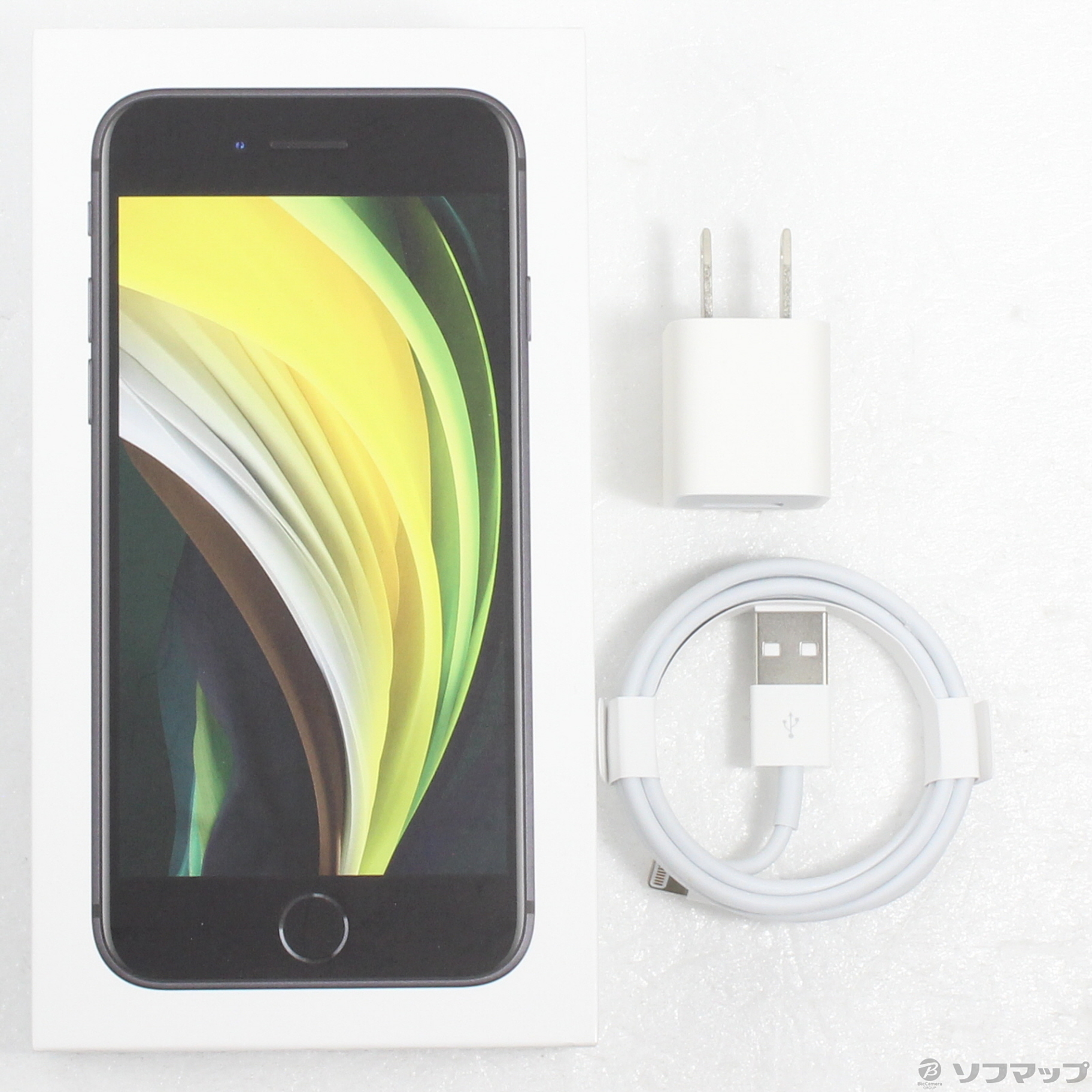 中古】iPhone SE 第2世代 256GB ブラック MXVT2J／A SIMフリー