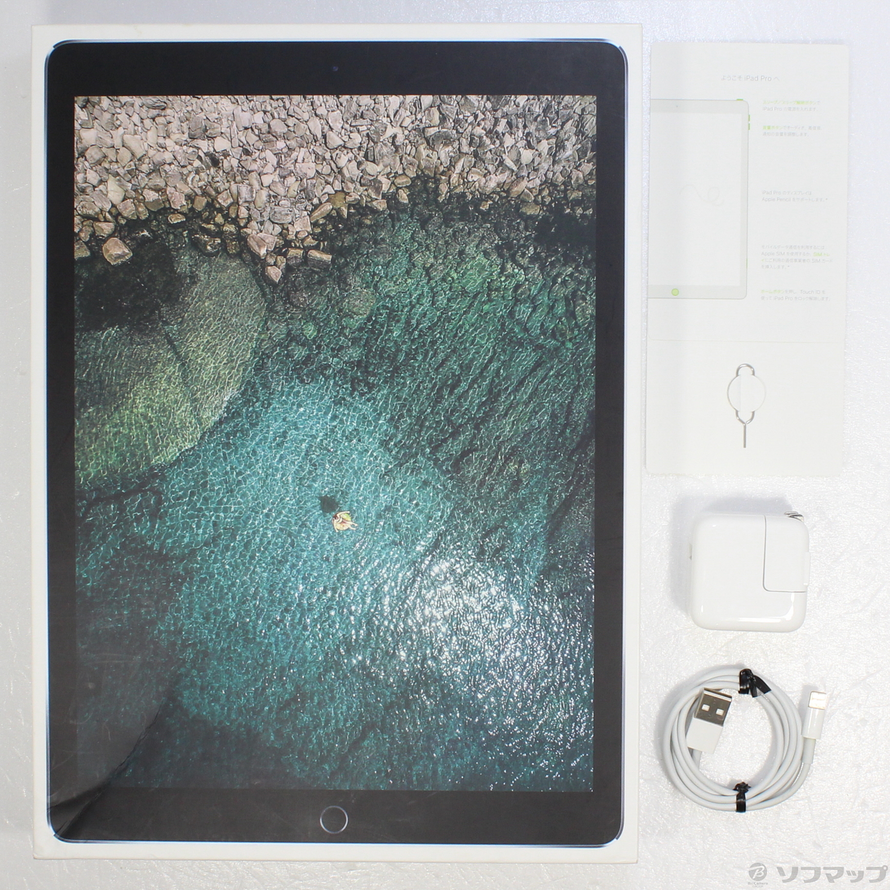 中古】iPad Pro 12.9インチ 第2世代 512GB スペースグレイ MPLJ2J／A