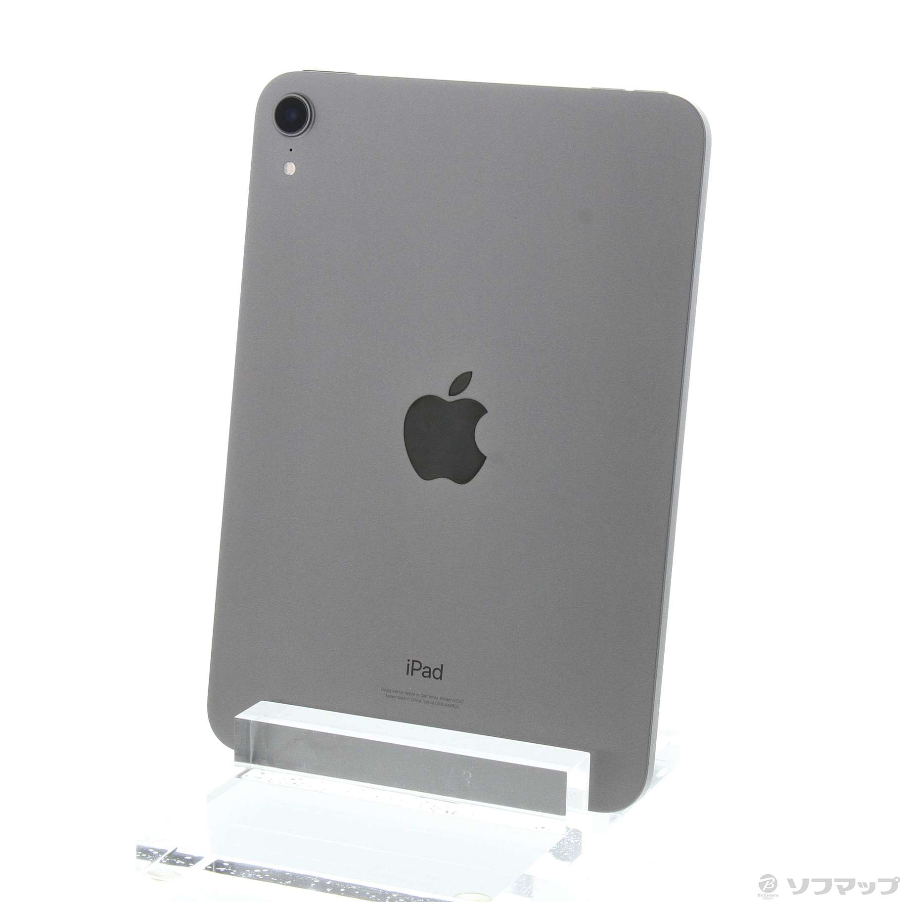 中古】iPad mini 第6世代 64GB スペースグレイ MK7M3J／A Wi-Fi