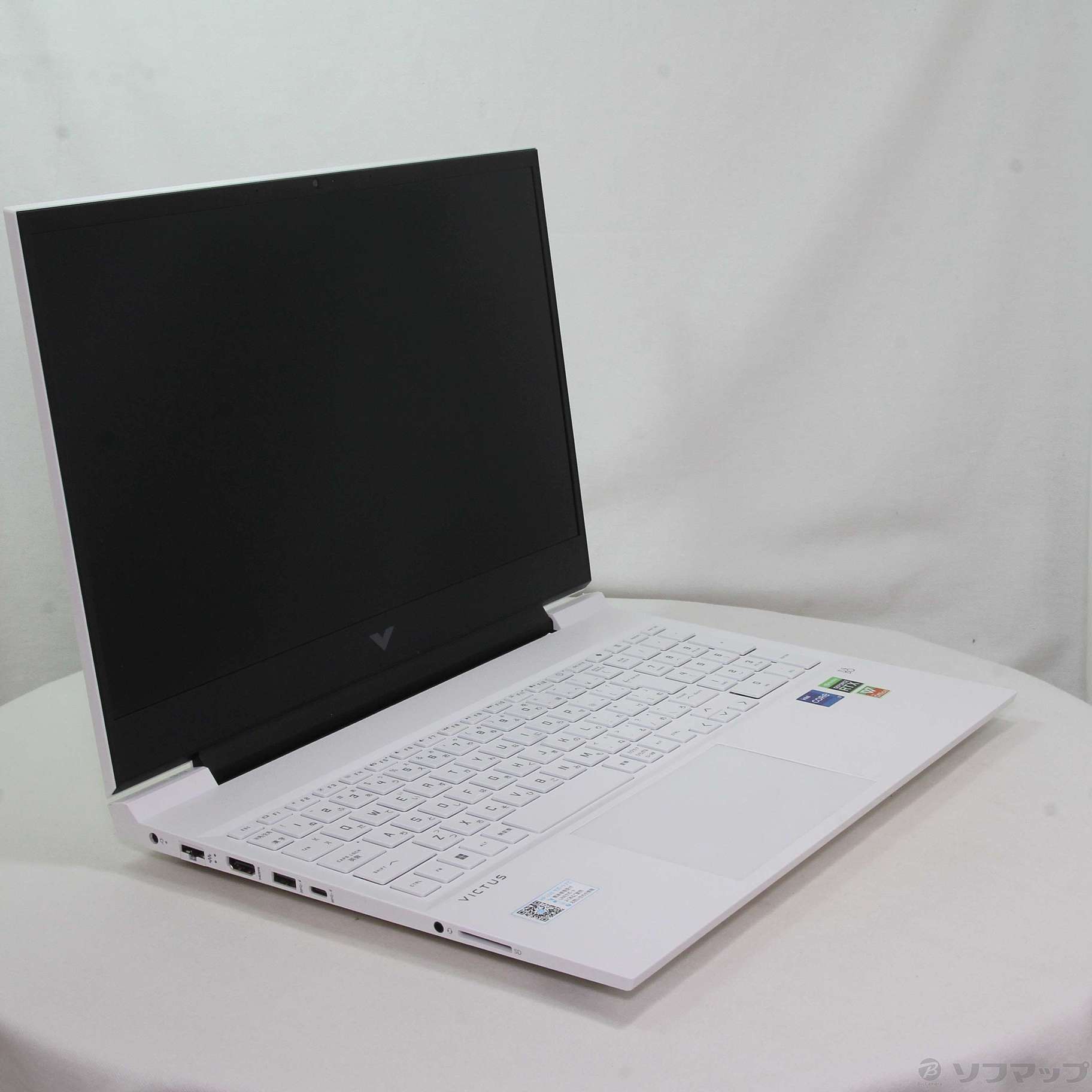 展示品〕 Victus by HP Laptop 16-d1000 6K931PA-AAAW セラミック