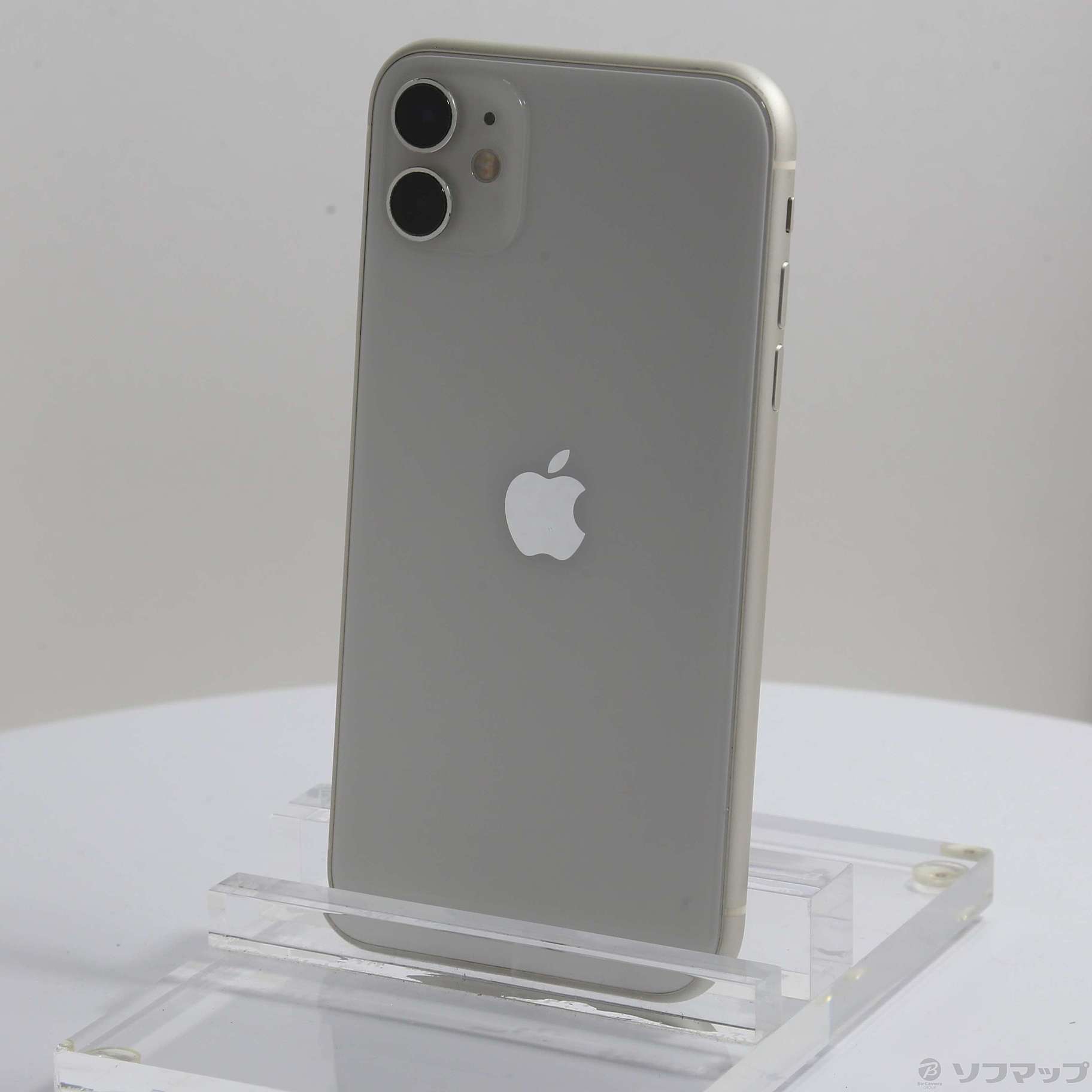 (中古)Apple iPhone11 128GB ホワイト MWM22J/A SIMフリー(371-ud)