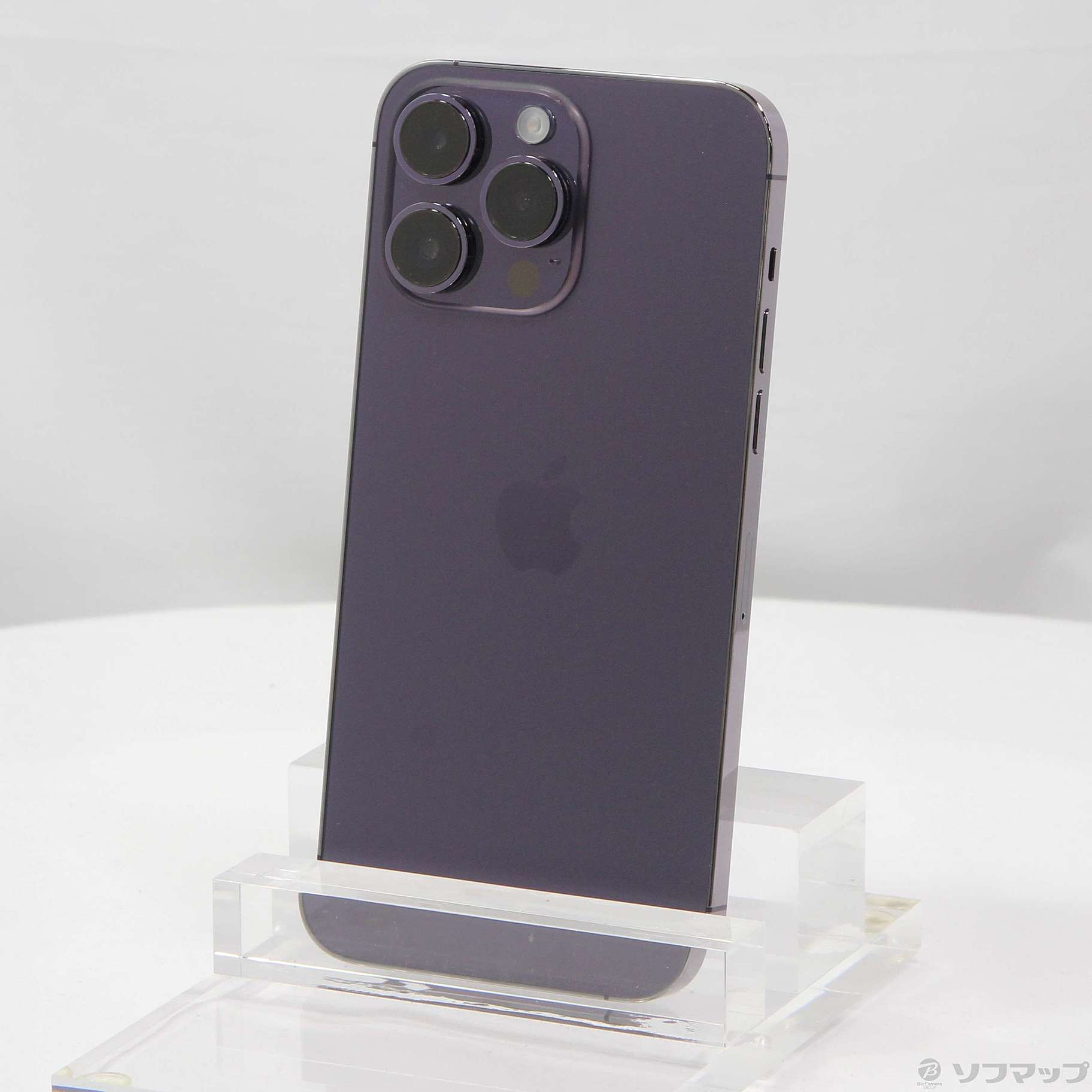 (中古)Apple iPhone14 Pro Max 256GB ディープパープル MQ9E3J/A SIMフリー(276-ud)