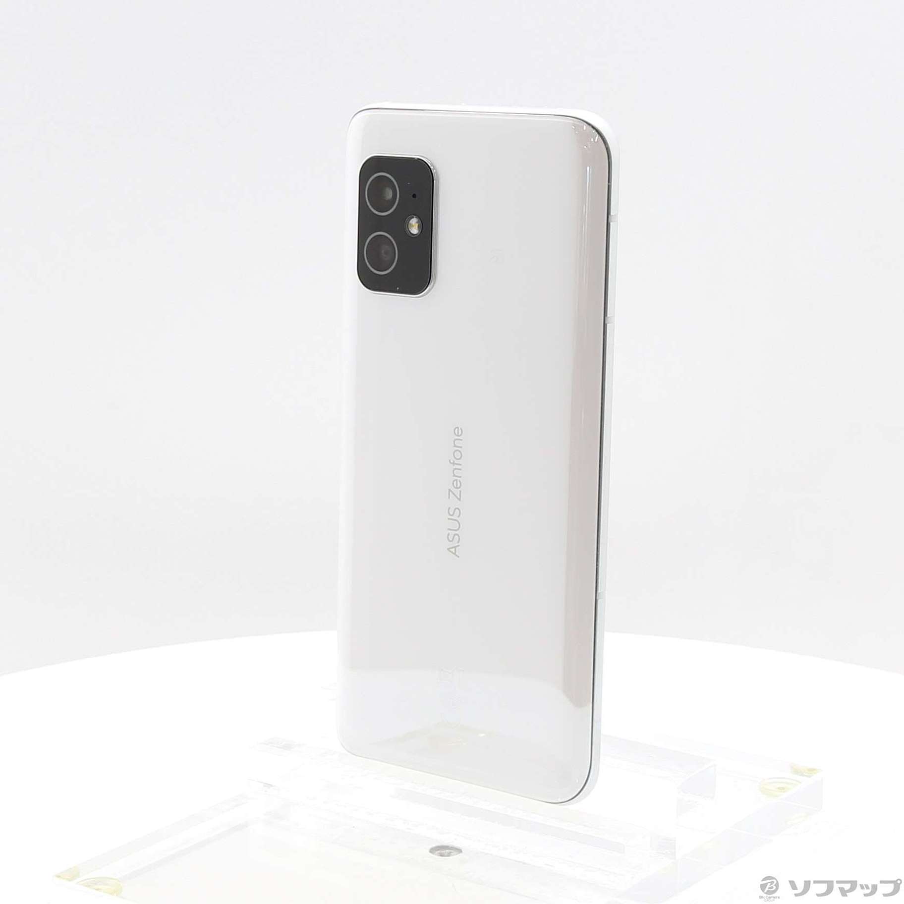 中古】Zenfone 8 128GB ムーンライトホワイト ZS590KS-WH128S8 SIM