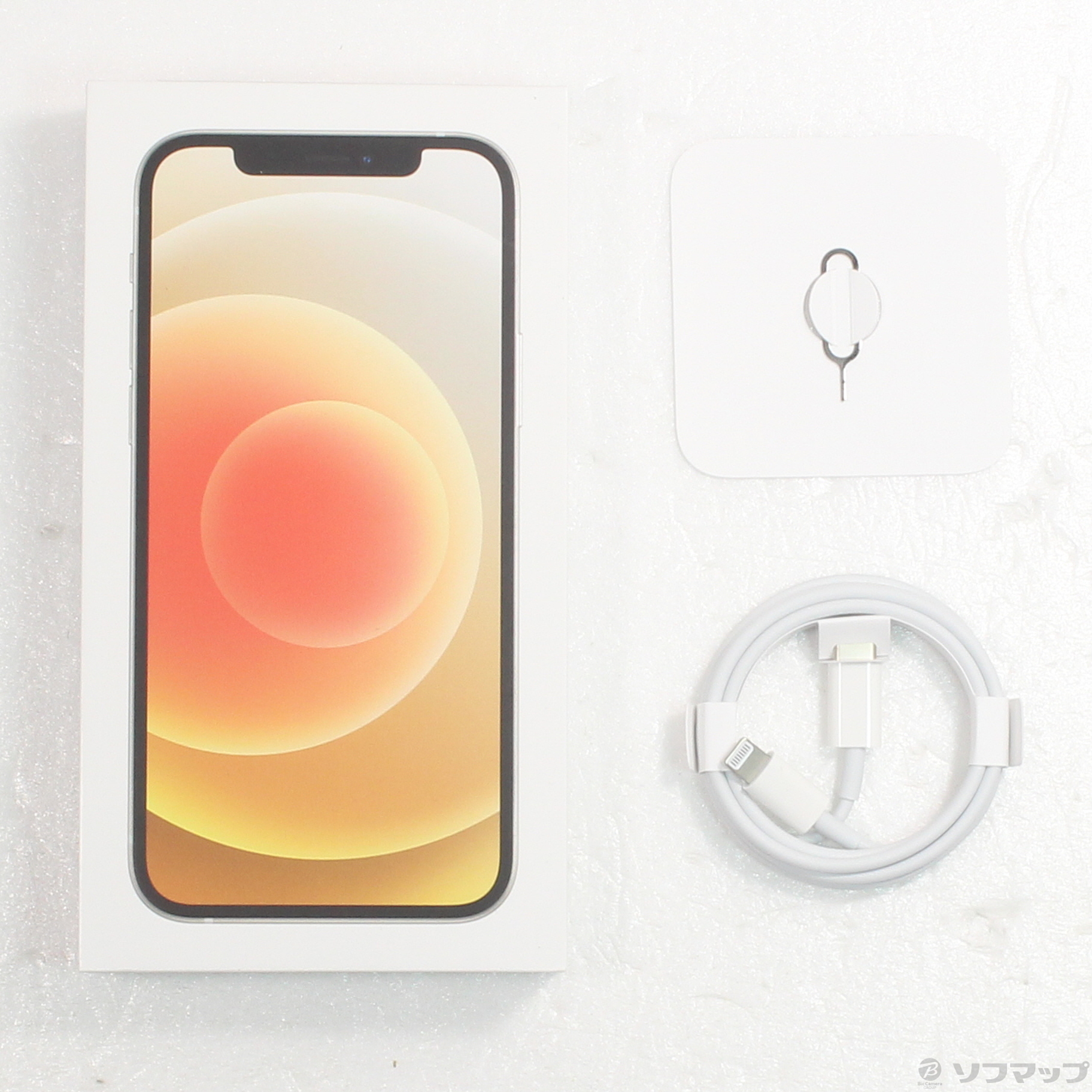 中古】iPhone12 256GB ホワイト MGJ13J／A SIMフリー [2133051392768