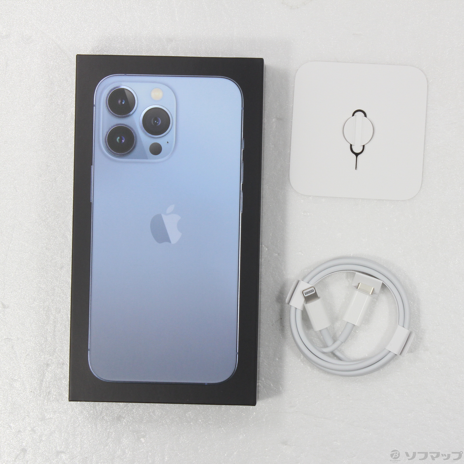 中古】iPhone13 Pro 256GB シエラブルー MLUU3J／A SIMフリー 