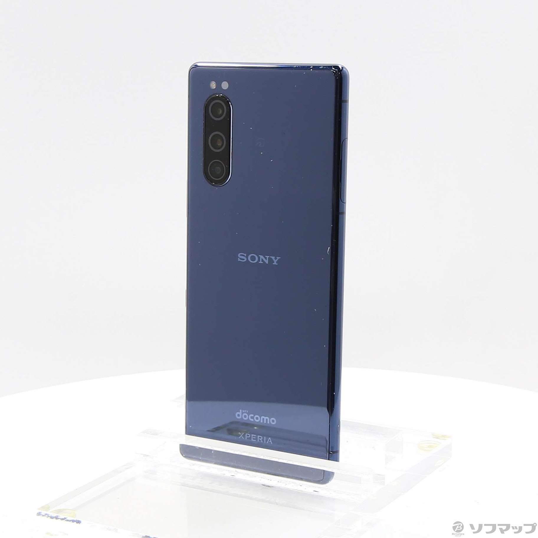 中古】Xperia 5 64GB ブルー SO-01M docomoロック解除SIMフリー