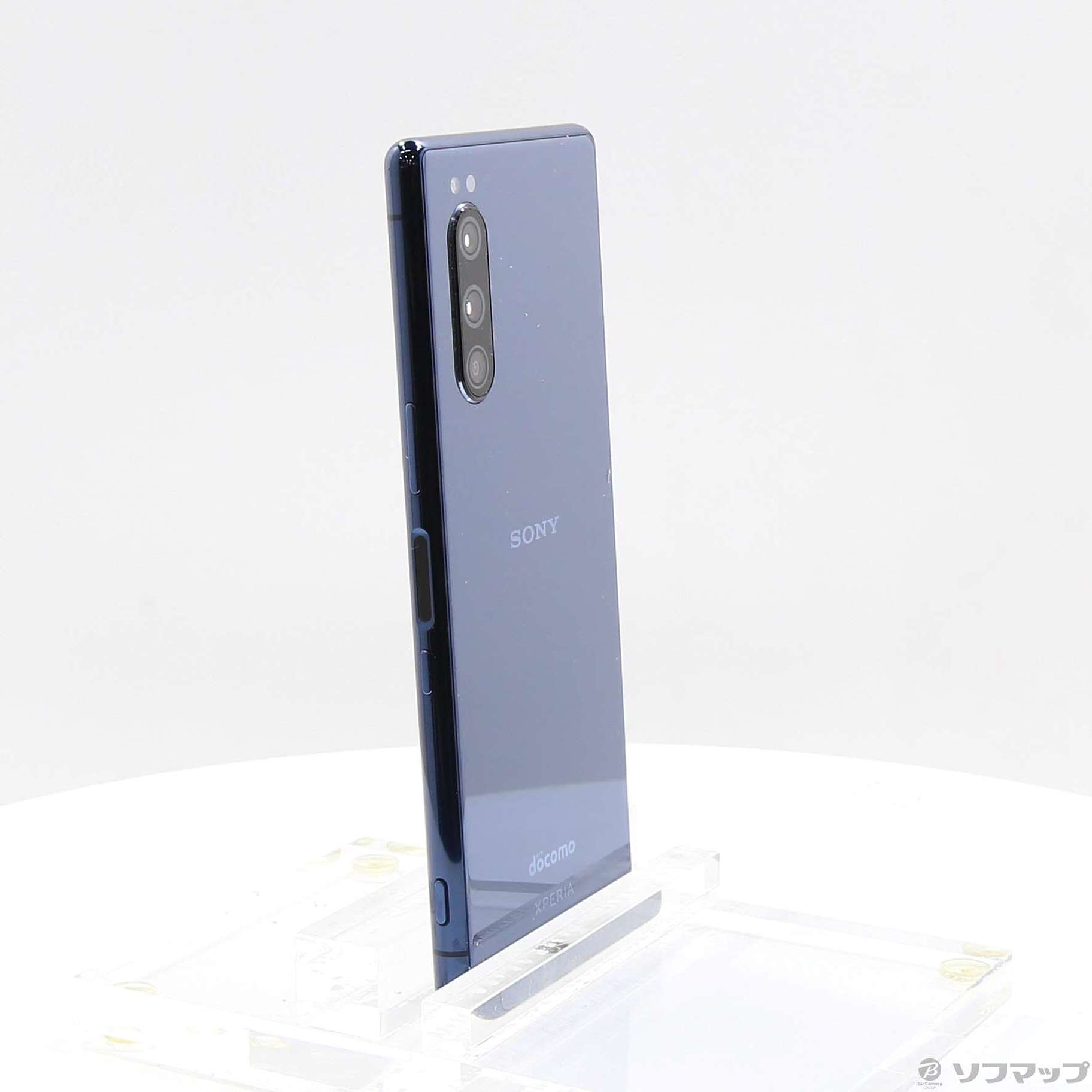 中古】Xperia 5 64GB ブルー SO-01M docomoロック解除SIMフリー