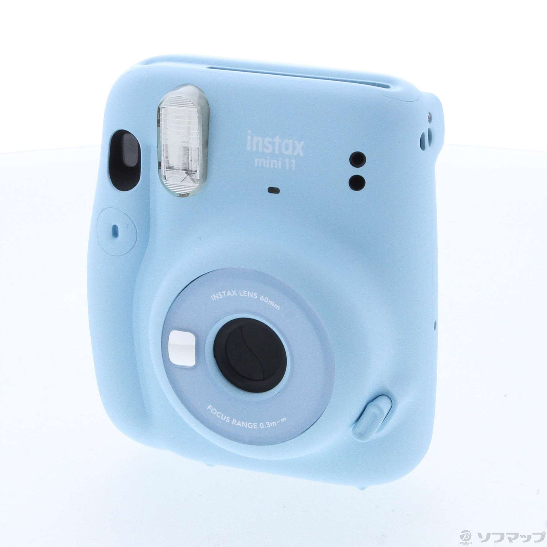 piiie様チェキinstax はかどる mini 11 ブルー 本体 7枚残付