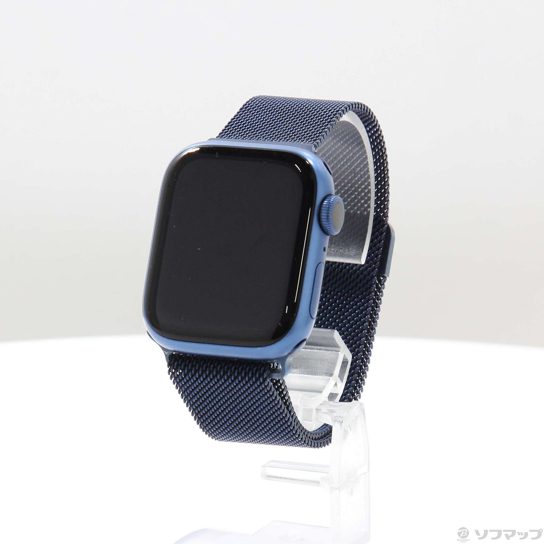 Apple Watch Series 7 GPS 41mm ブルーアルミニウムケース ミラネーゼループ