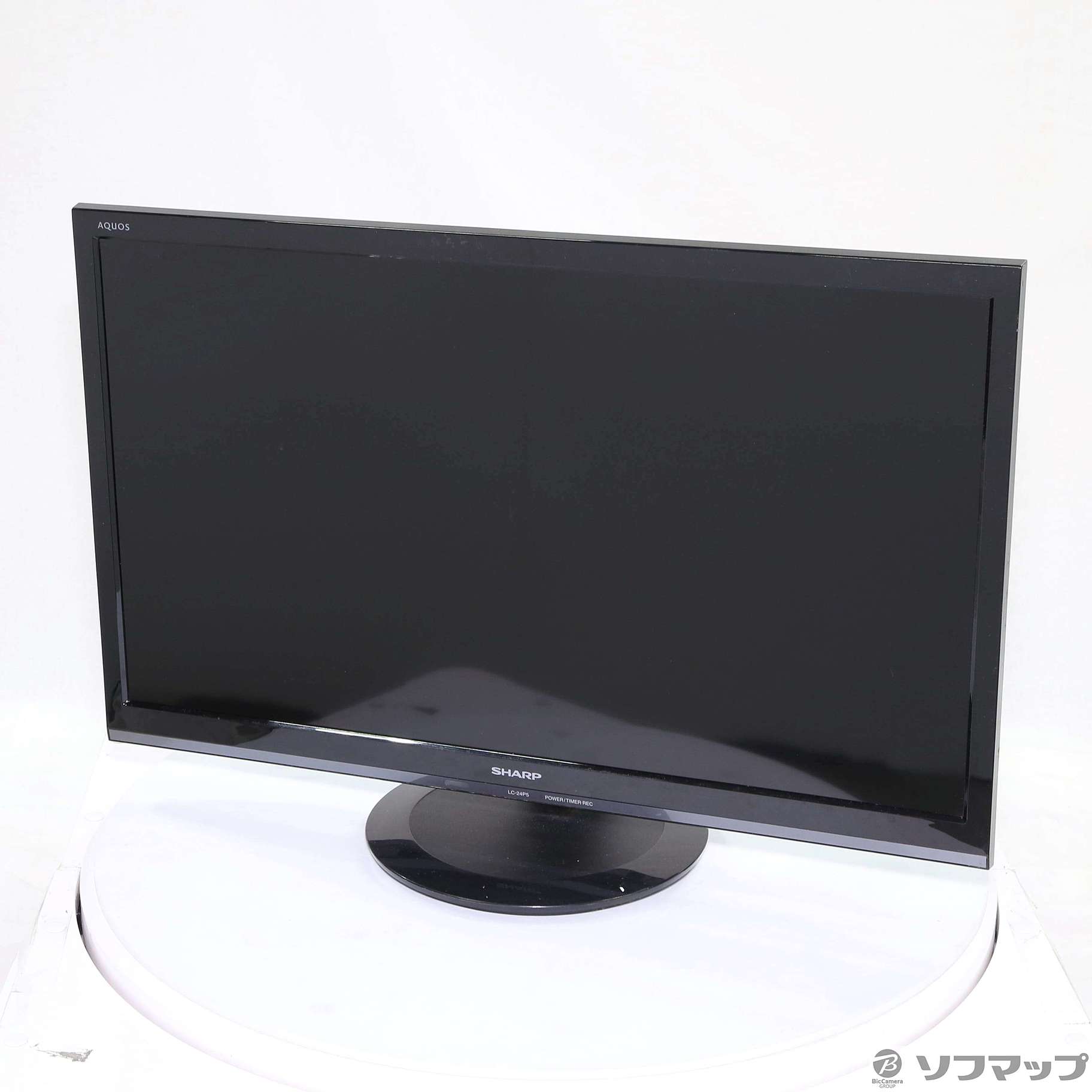 中古】〔中古品〕 液晶テレビ AQUOS(アクオス) ブラック系 LC-24P5-B