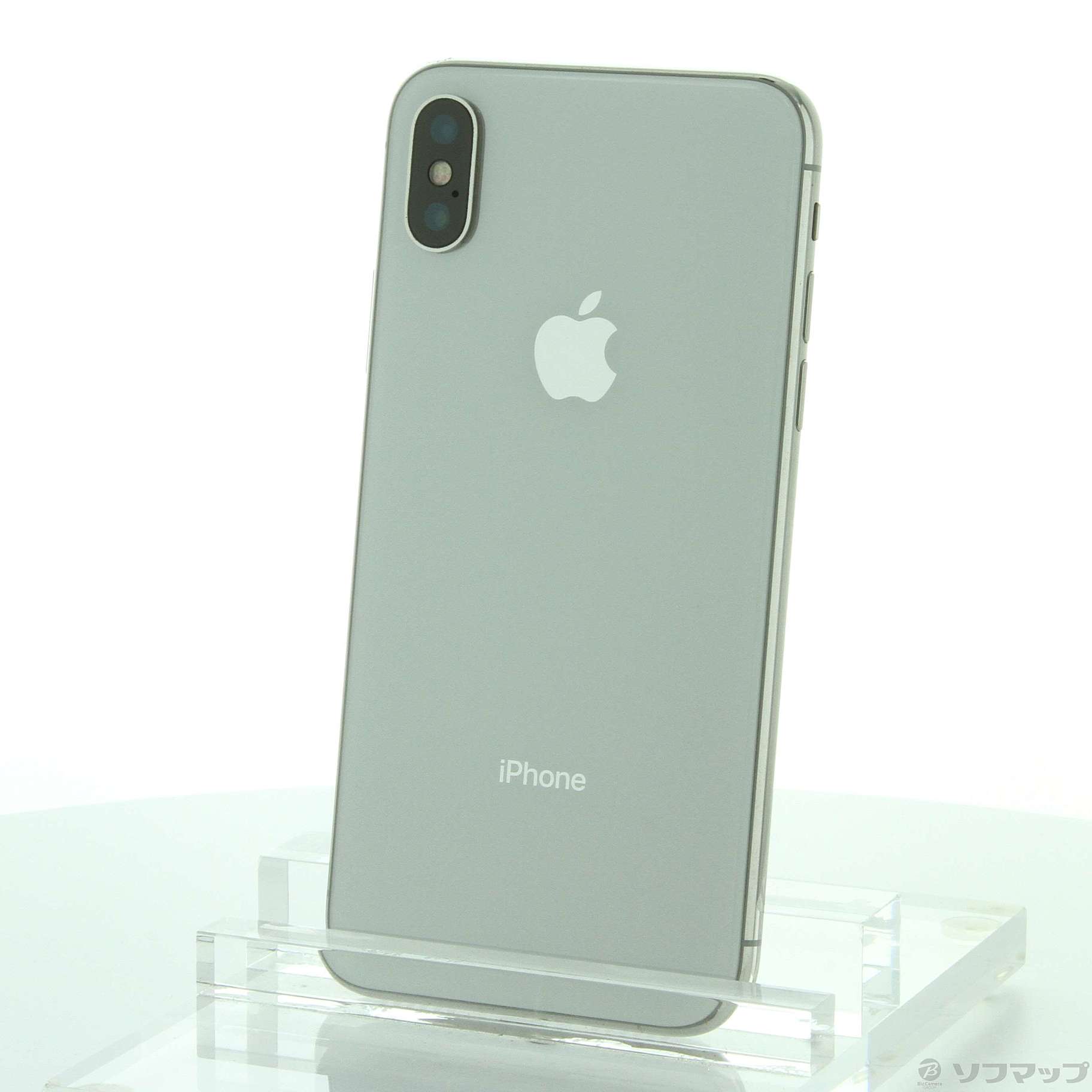 中古】iPhoneX 64GB シルバー MQAY2J／A SoftBank [2133051421406