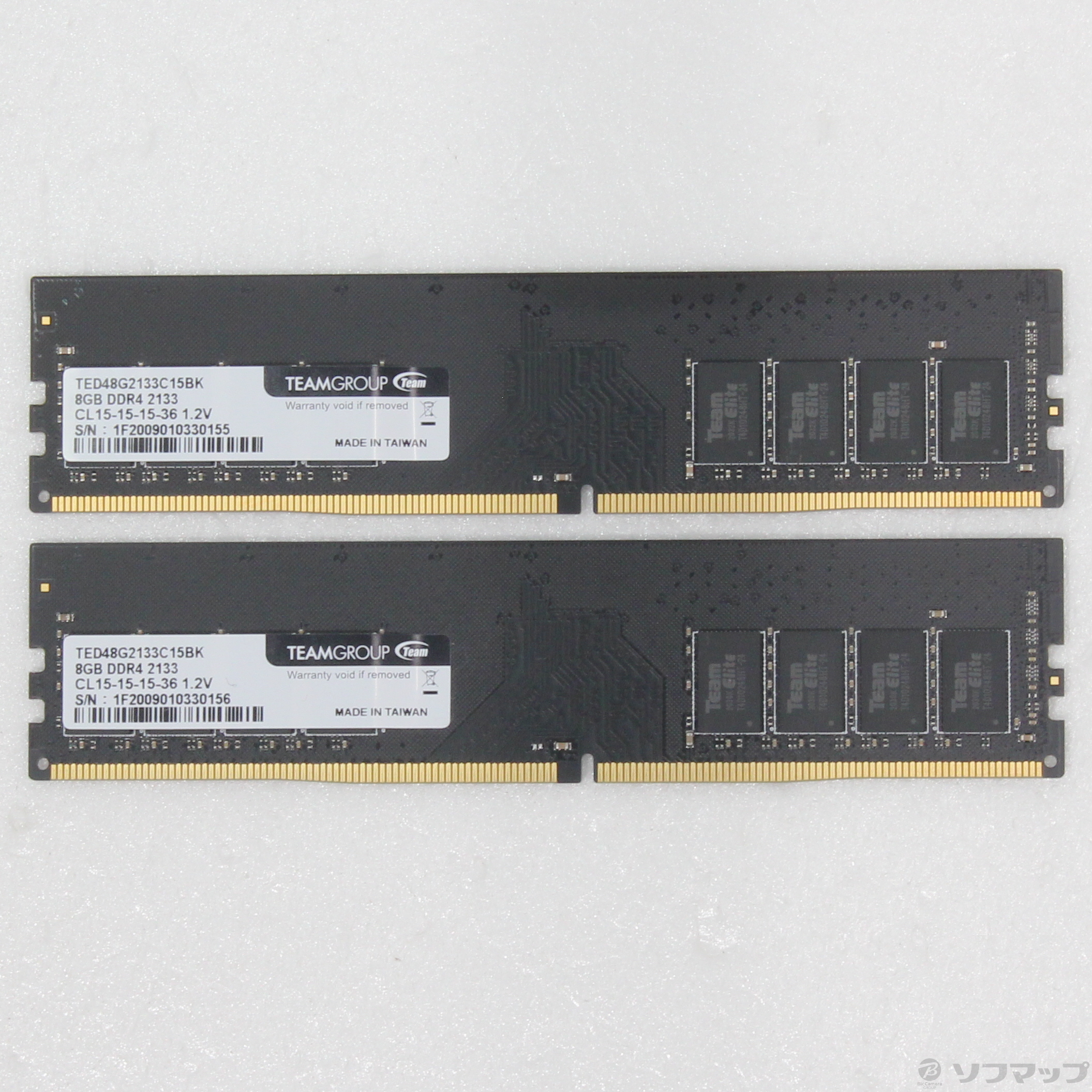PC/タブレットTeam DDR4 8GB 2枚 16GB