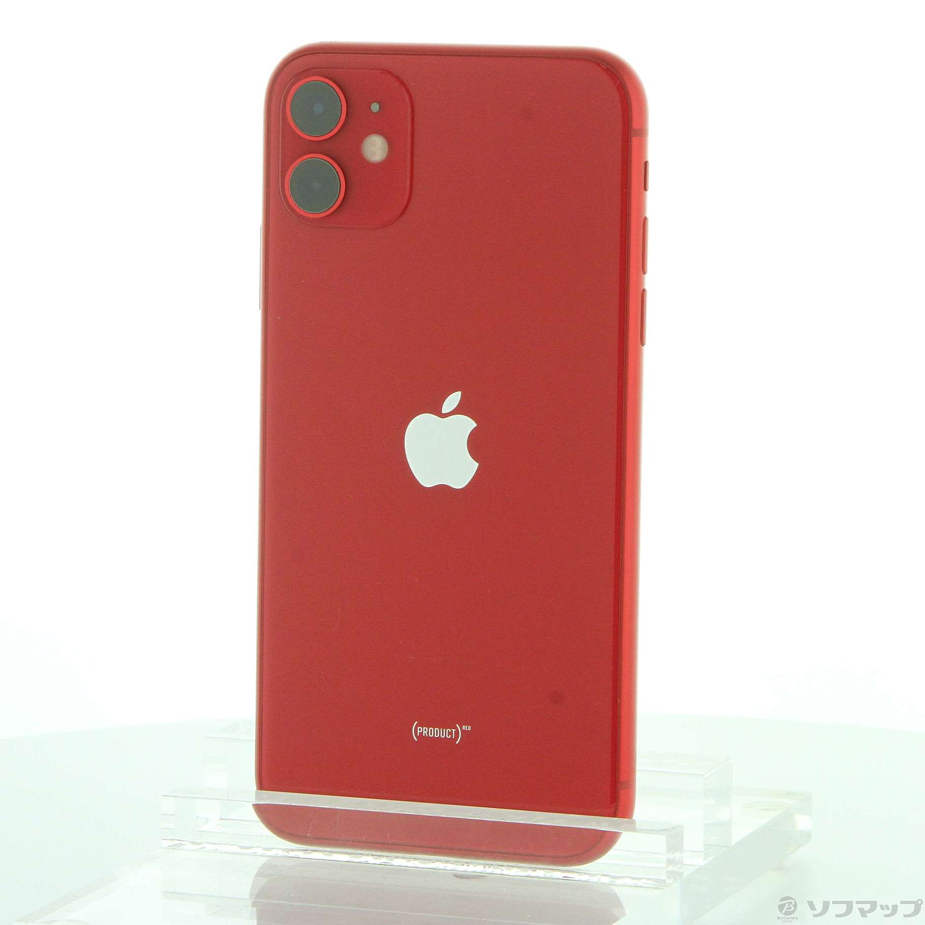 中古】iPhone11 64GB プロダクトレッド MWLV2J／A SIMフリー