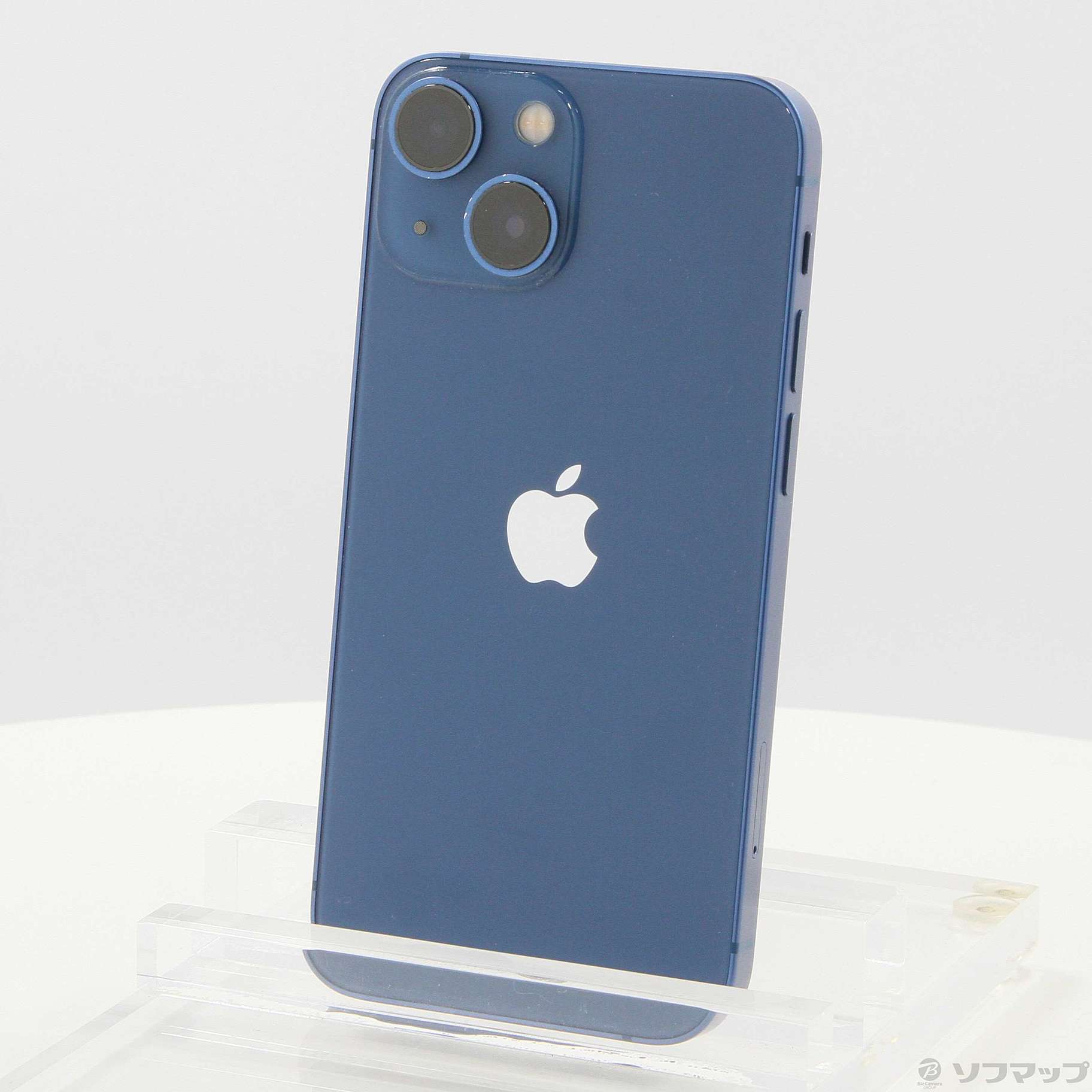 (中古)Apple iPhone13 mini 128GB ブルー MLJH3J/A SIMフリー(384-ud)