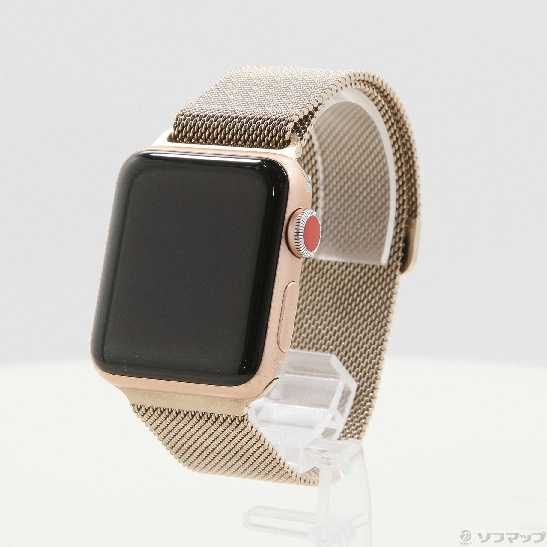 中古】Apple Watch Series 3 GPS + Cellular 38mm ゴールドアルミニウムケース ゴールドミラネーゼループ  [2133051446638] - リコレ！|ビックカメラグループ ソフマップの中古通販サイト