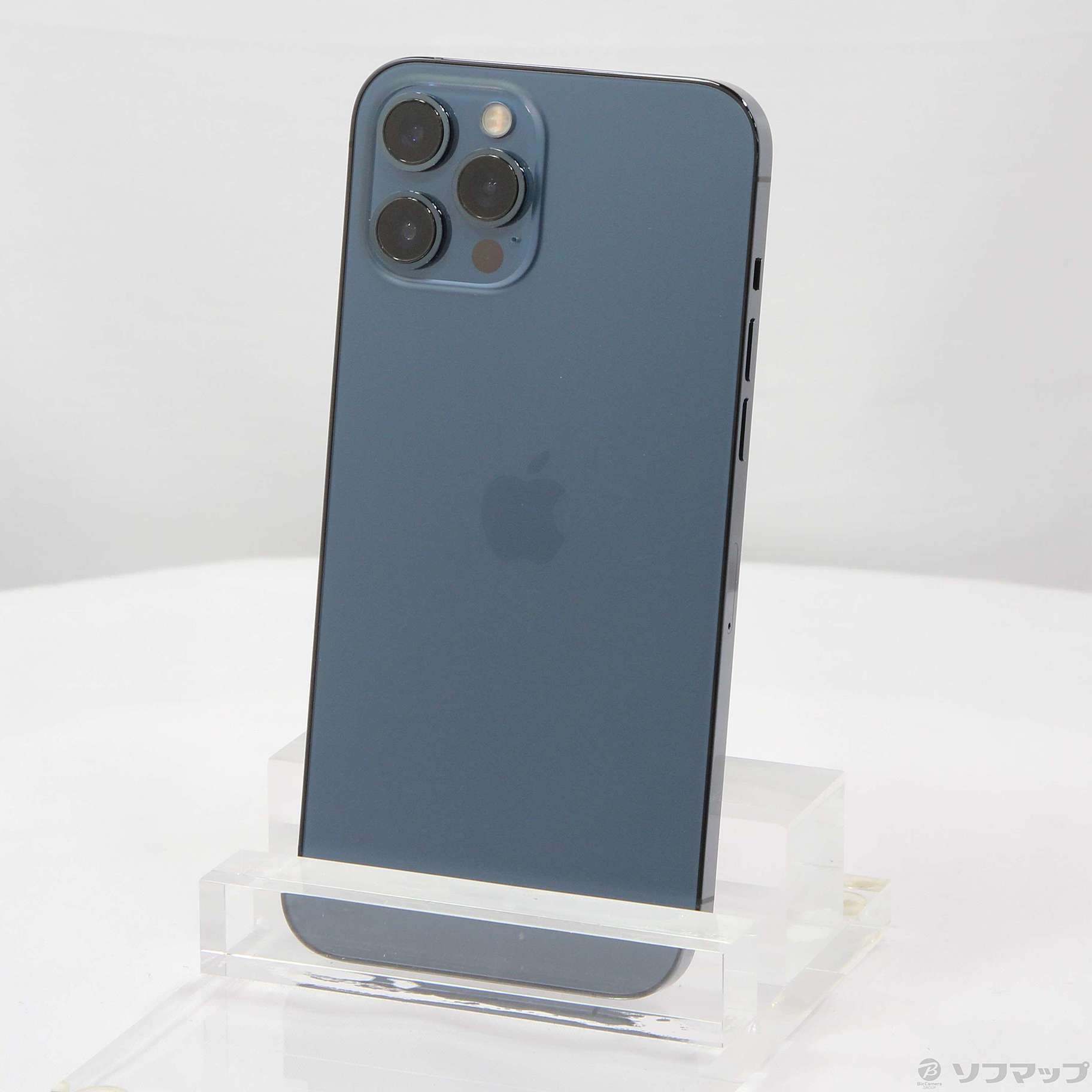 中古】iPhone12 Pro Max 256GB パシフィックブルー MGD23J／A SIM