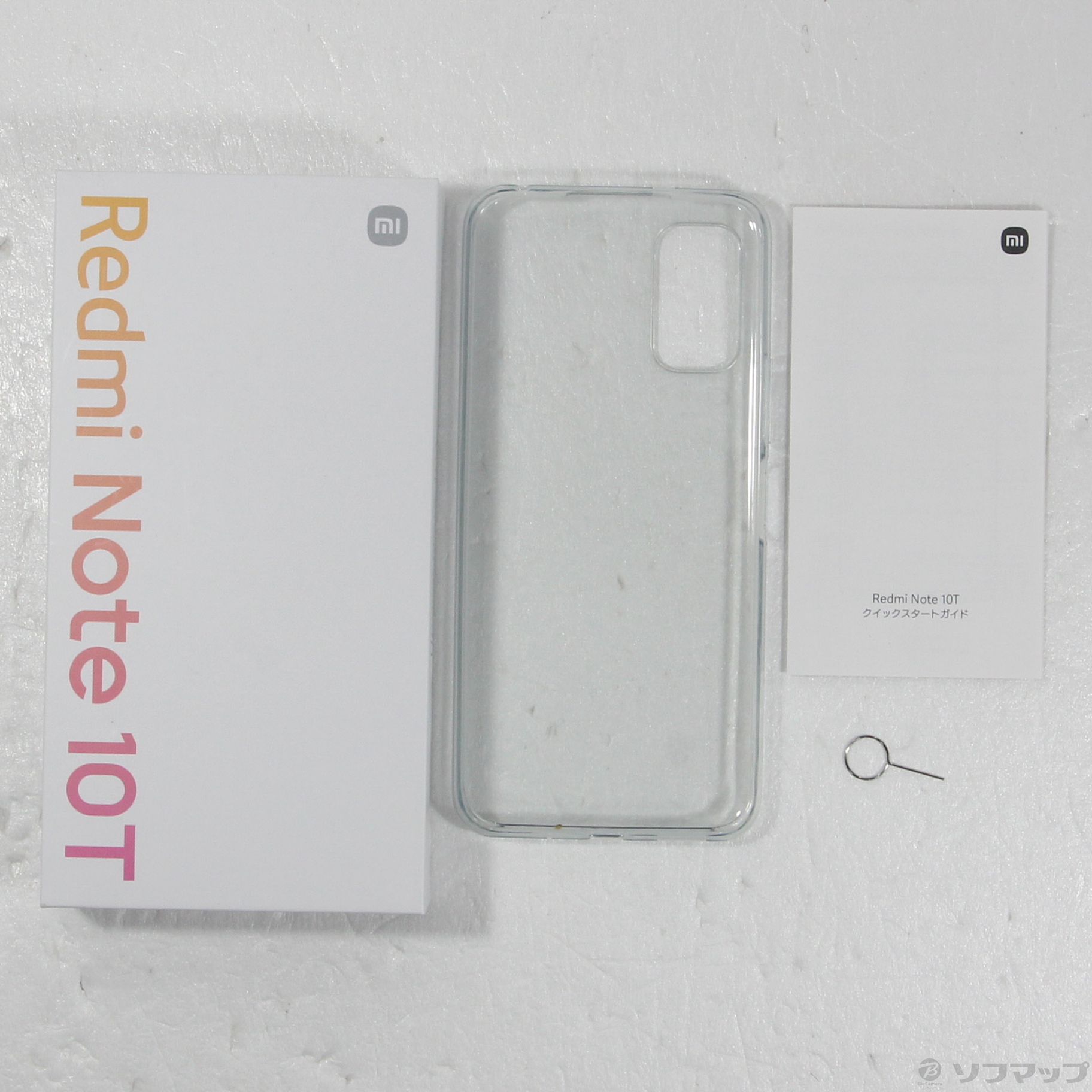 中古】Redmi Note 10T 64GB アジュールブラック REDMINOTE10T／AB SIM