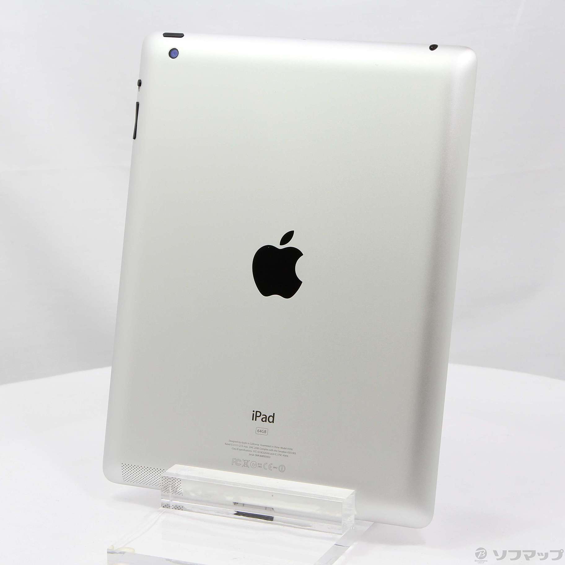 中古】iPad 第3世代 64GB ホワイト MD330J／A Wi-Fi [2133051456804