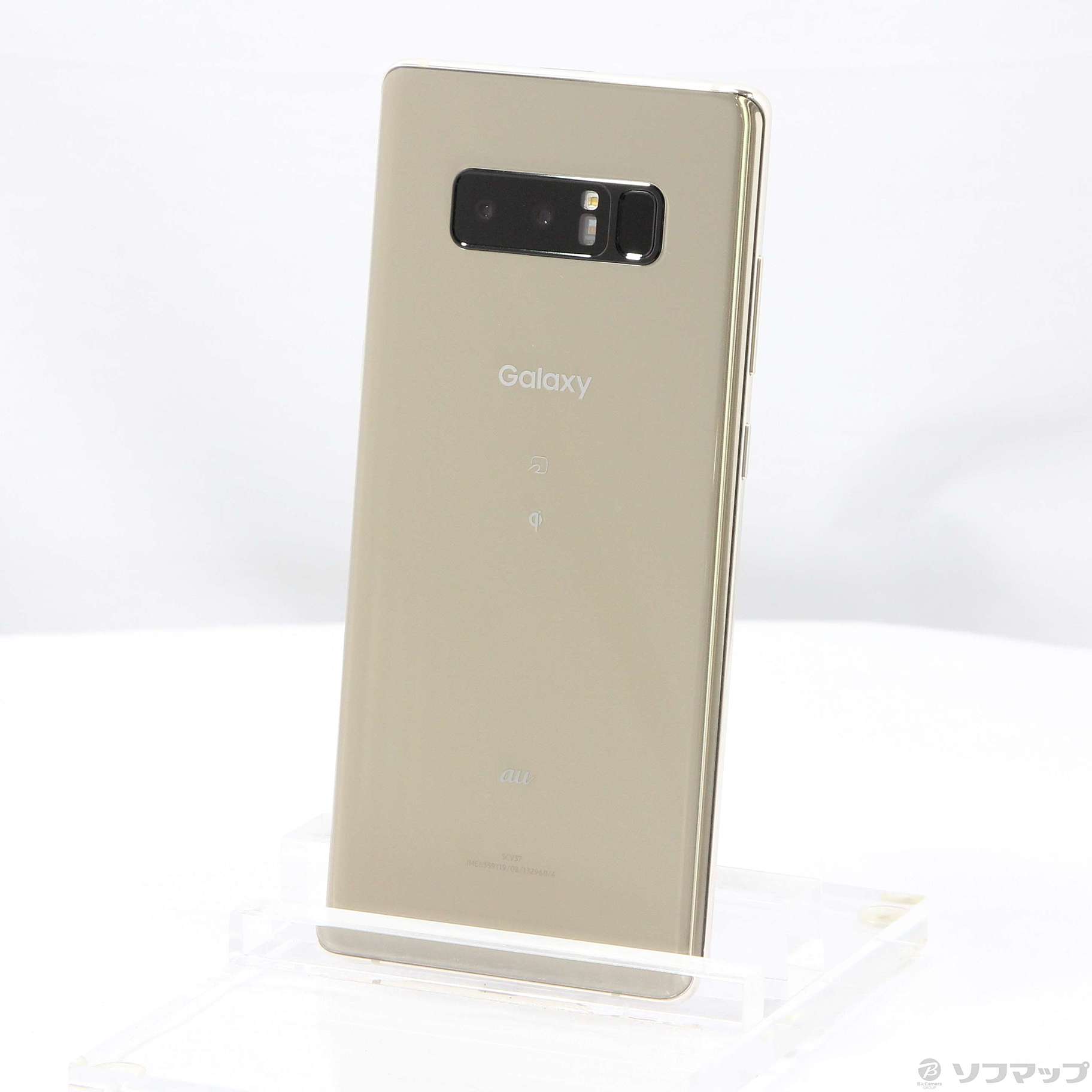 au Galaxy Note8 scv37 SIM解済【〇】メープルゴールド