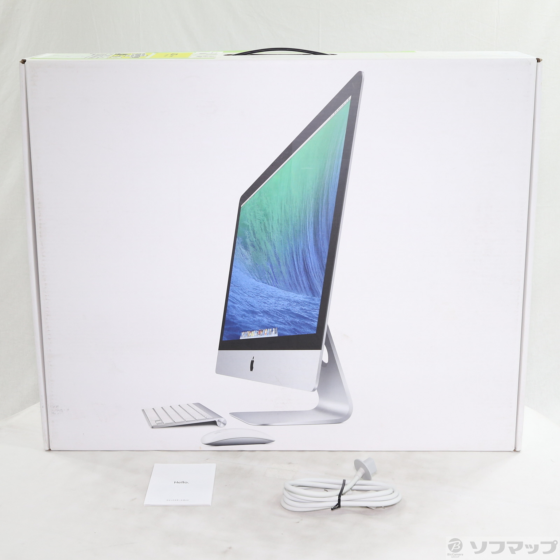 中古】iMac 27-inch Late 2013 ME088J／A Core_i5 3.2GHz 24GB HDD1TB 
