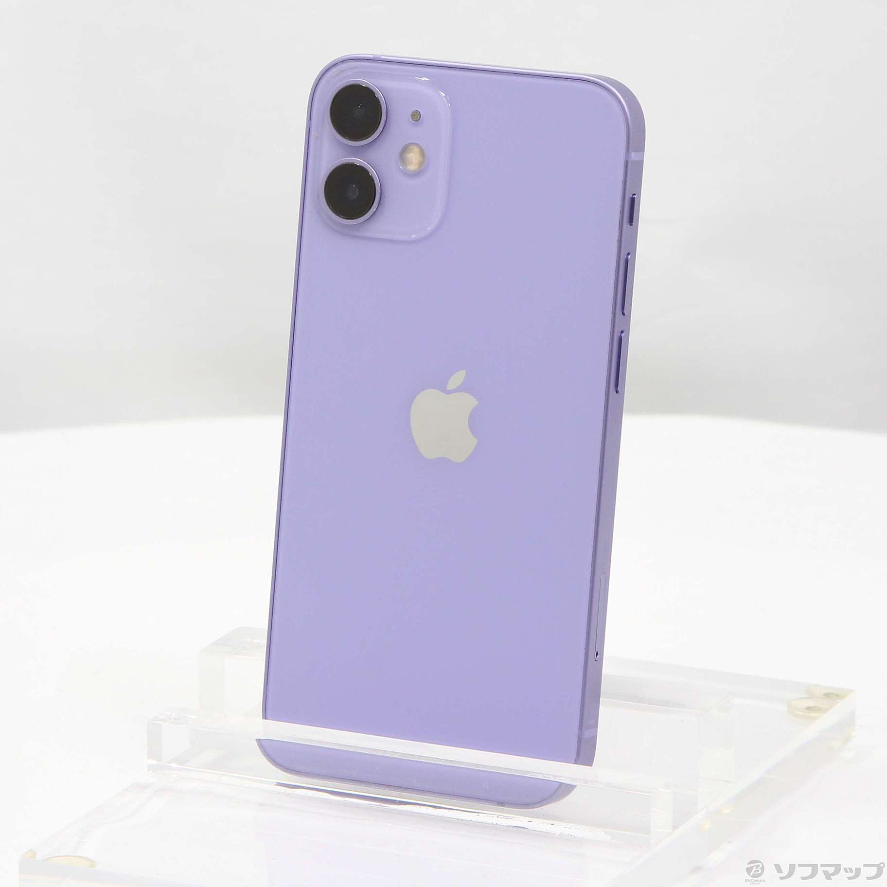 中古】iPhone12 mini 64GB パープル MJQC3J／A SIMフリー 