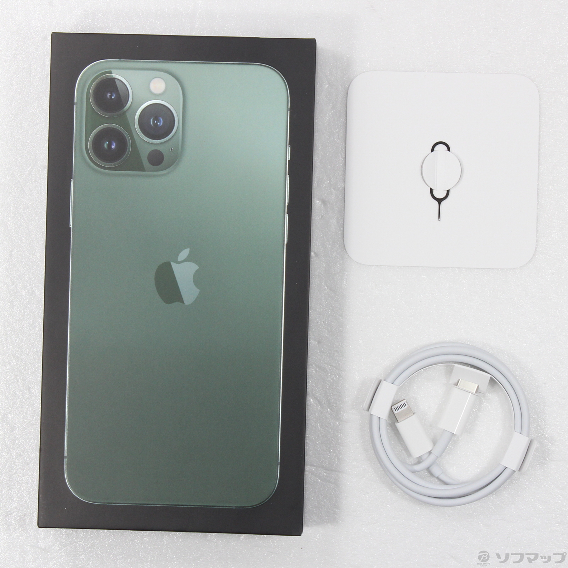 SIMフリー iPhone13 Pro 256GB アルパイングリーン86%