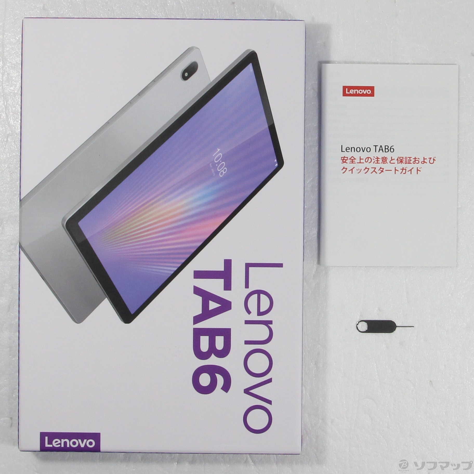 中古】Lenovo TAB6 64GB ムーンホワイト A101LV SoftBank ...