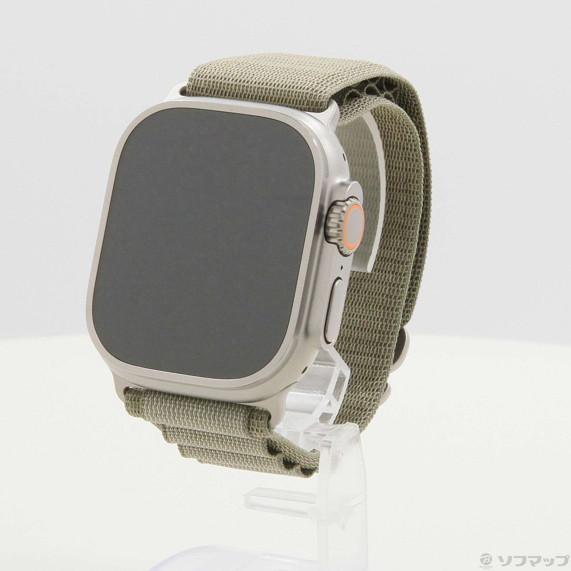 49mm Olive Alpine Loop - Medium - Apple