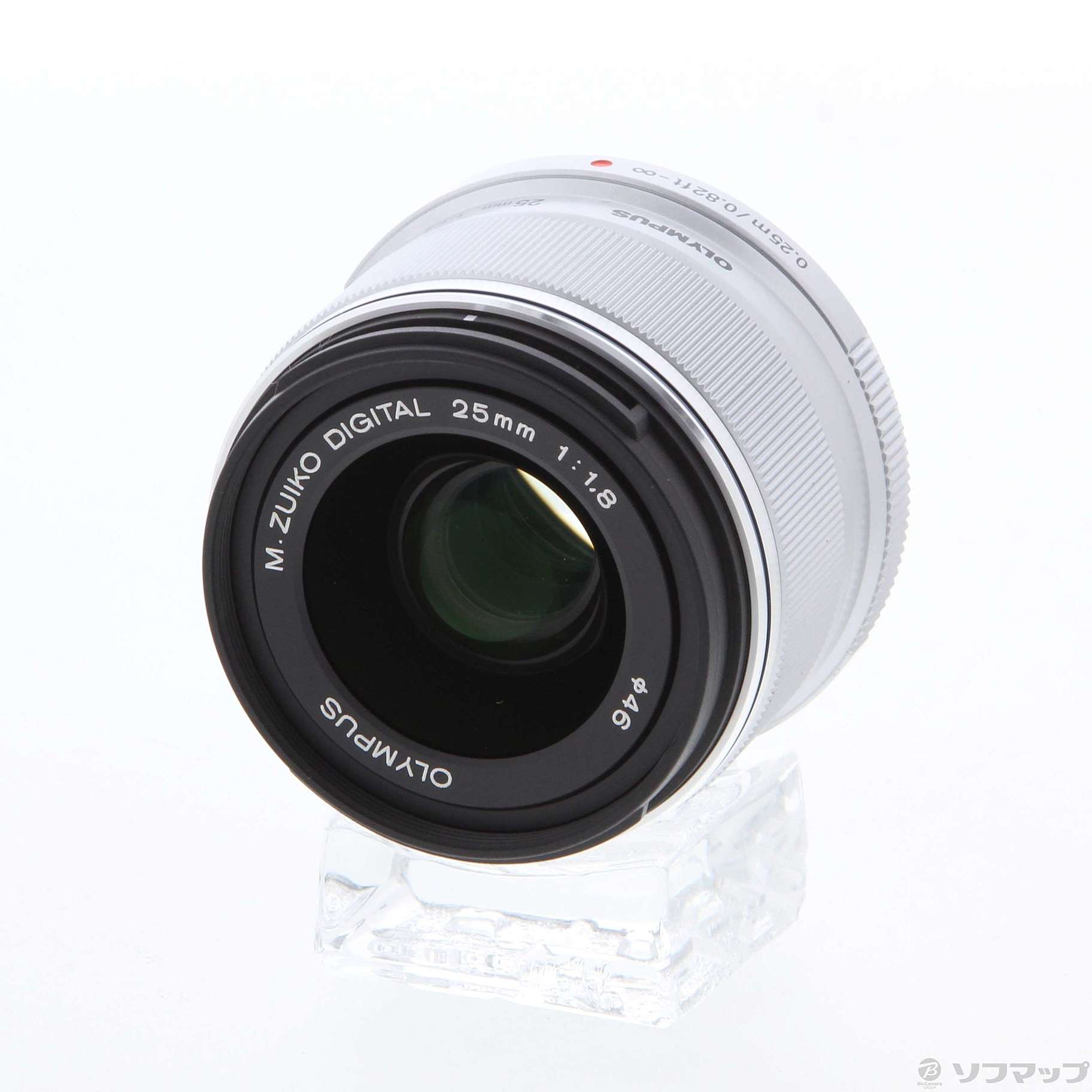 中古】M.ZUIKO DIGITAL 25mm F1.8 (レンズ／シルバー) (μ4／3) [2133051506936] -  リコレ！|ビックカメラグループ ソフマップの中古通販サイト