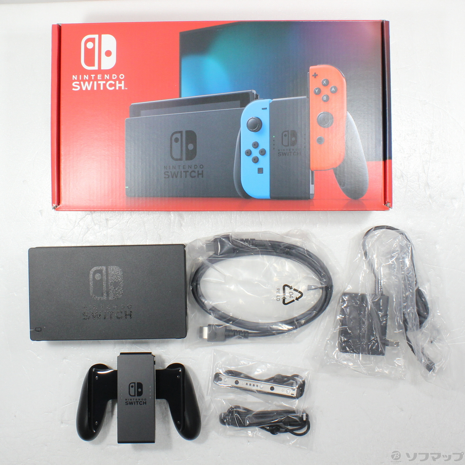 中古品〕 Nintendo Switch Joy-Con (L) ネオンブルー／ (R) ネオン