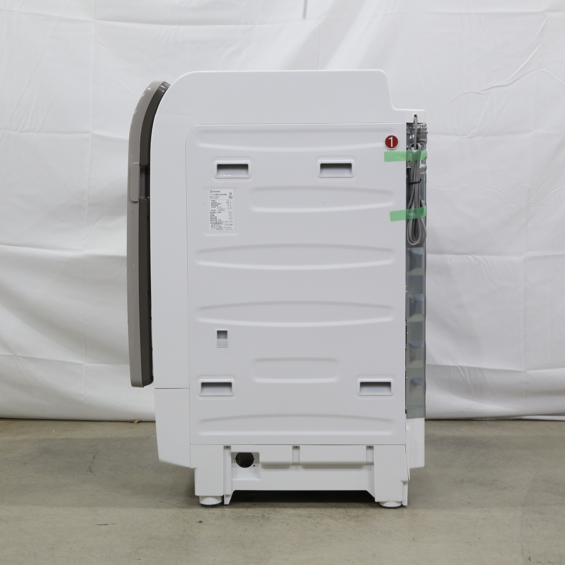 中古】〔展示品〕 ドラム式洗濯乾燥機 アッシュゴールド ES-V11A-NL 