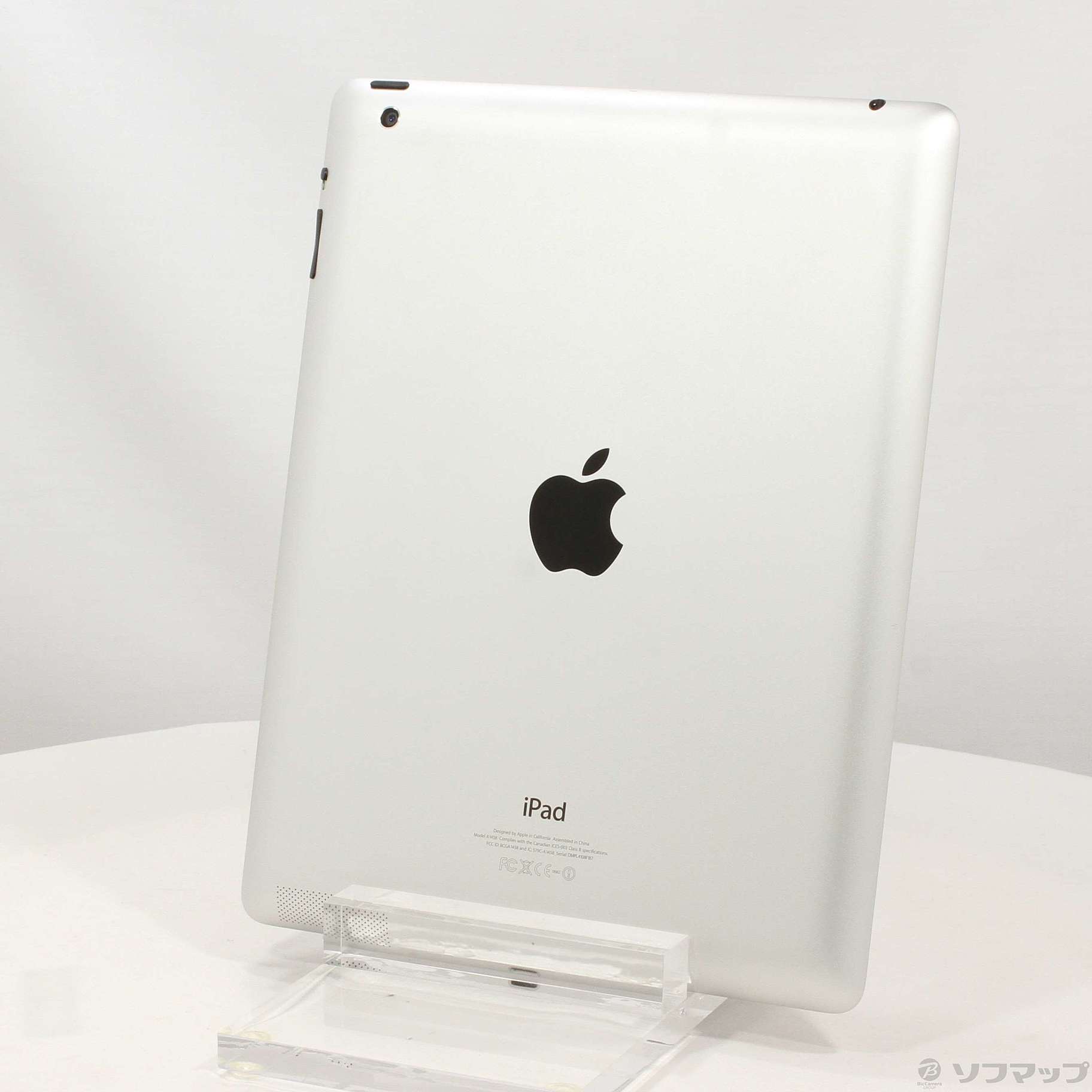 中古】iPad 第4世代 64GB ホワイト MD515J／A Wi-Fi [2133051516713