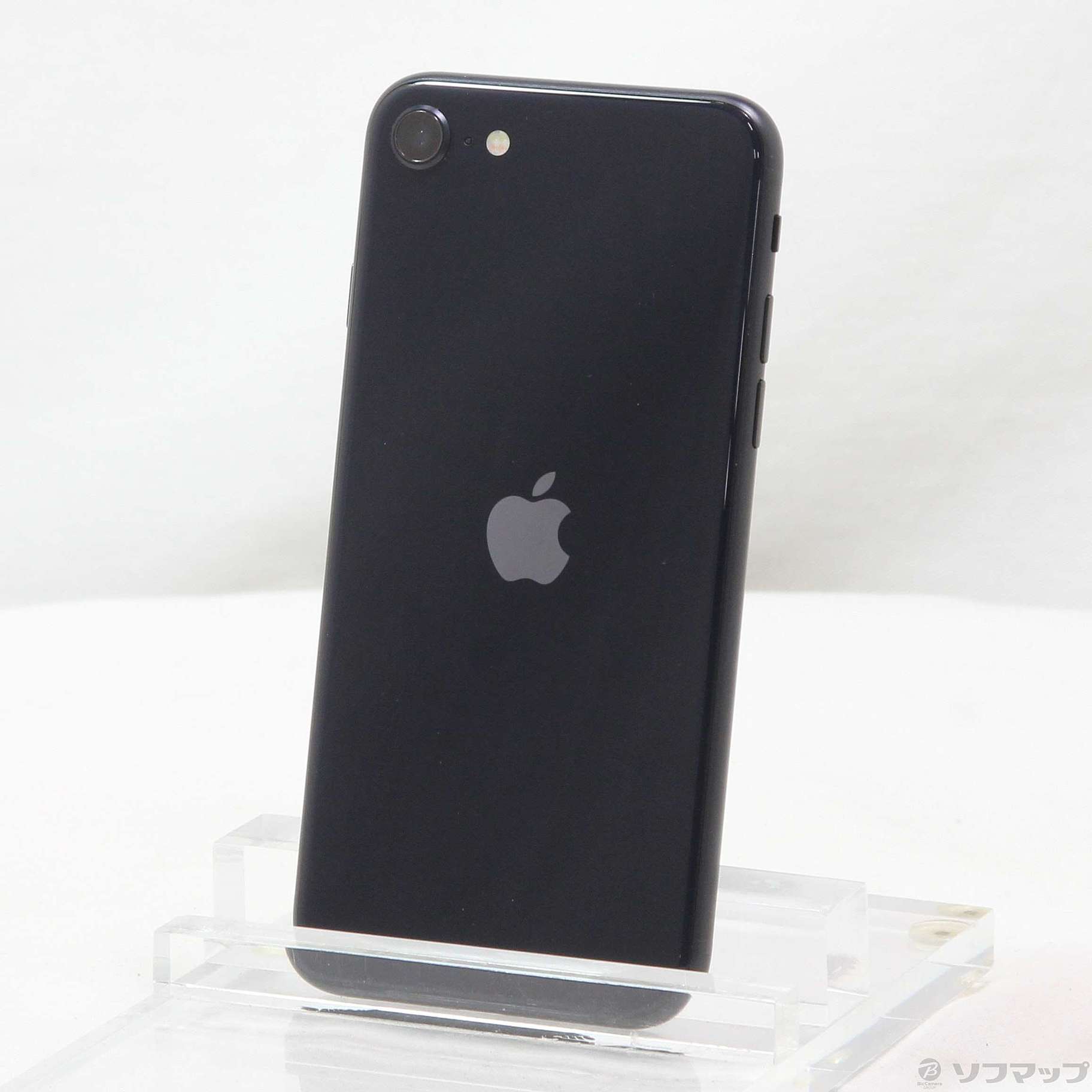 中古】iPhone SE 第3世代 128GB ミッドナイト MMYF3J／A SIMフリー