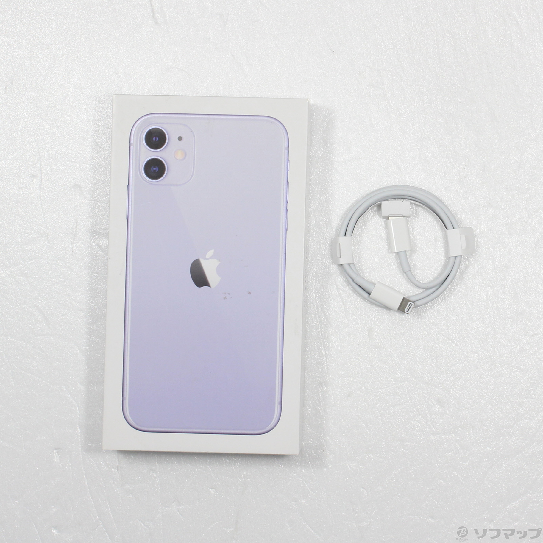 中古】iPhone11 128GB パープル MHDM3J／A SIMフリー [2133051527146