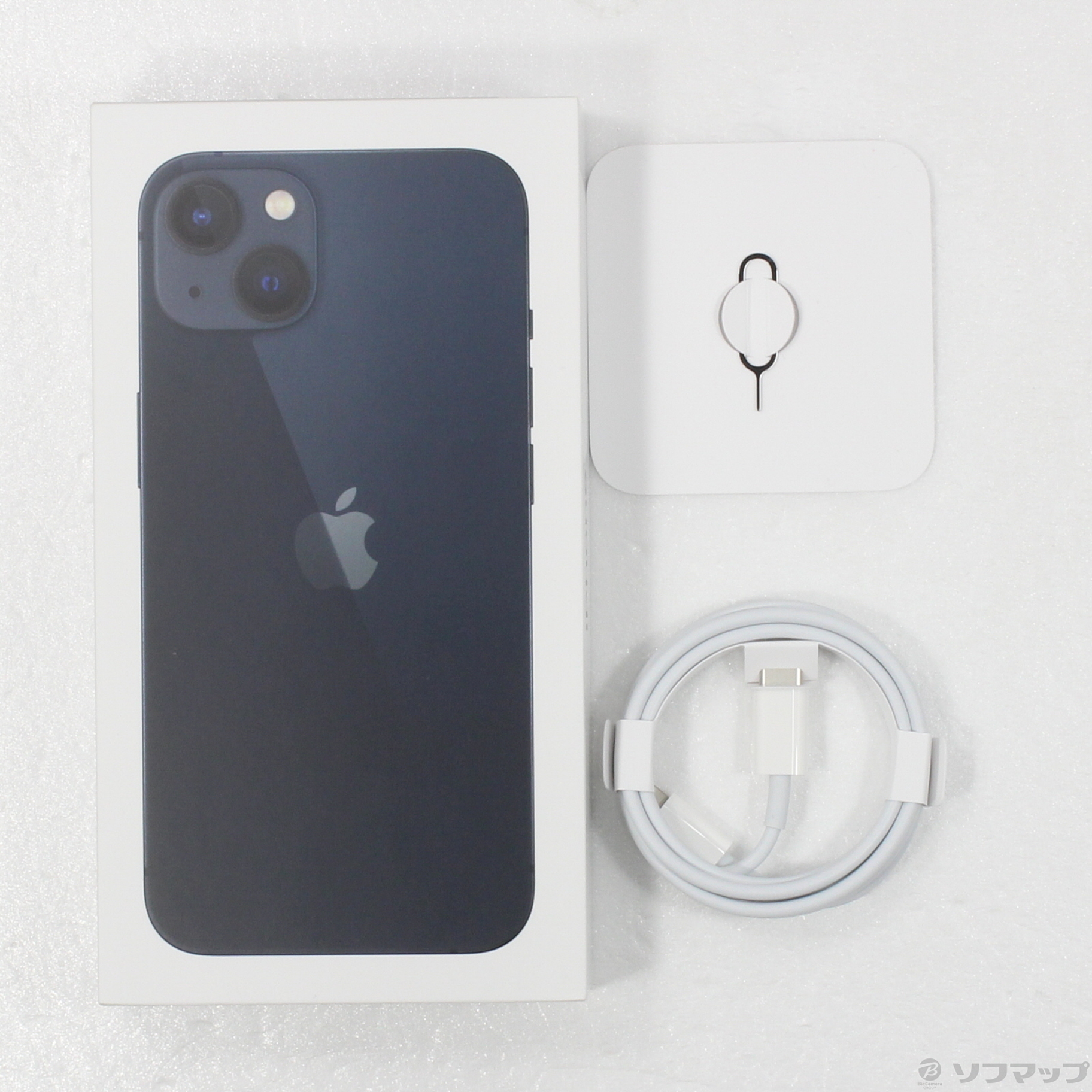 中古】iPhone13 128GB ミッドナイト MLNC3J／A SIMフリー