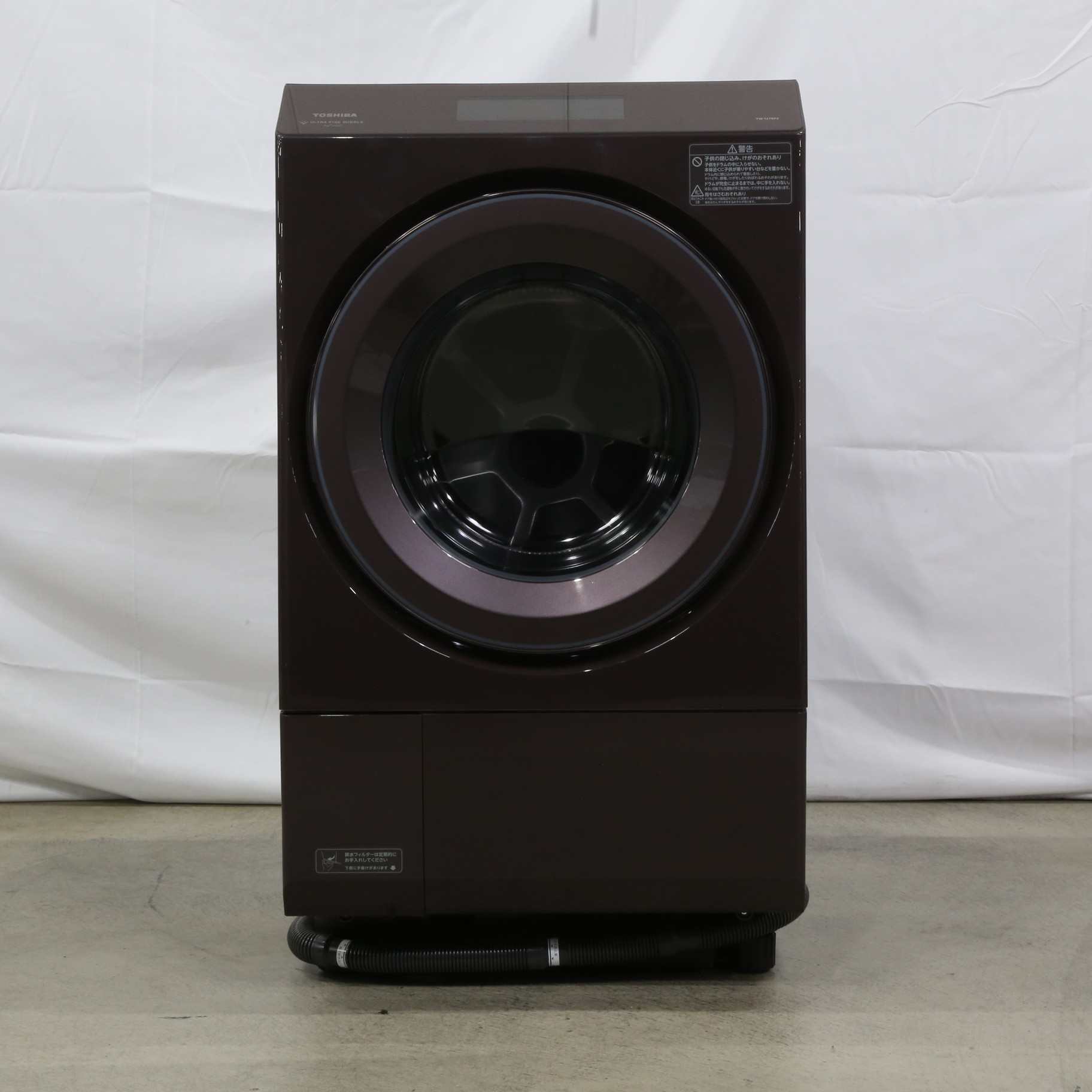 中古】〔展示品〕 ドラム式洗濯乾燥機 ボルドーブラウン TW-127XP2R-T ［洗濯12.0kg ／乾燥7.0kg ／ヒートポンプ乾燥 ／右開き］  [2133051536476] - リコレ！|ビックカメラグループ ソフマップの中古通販サイト