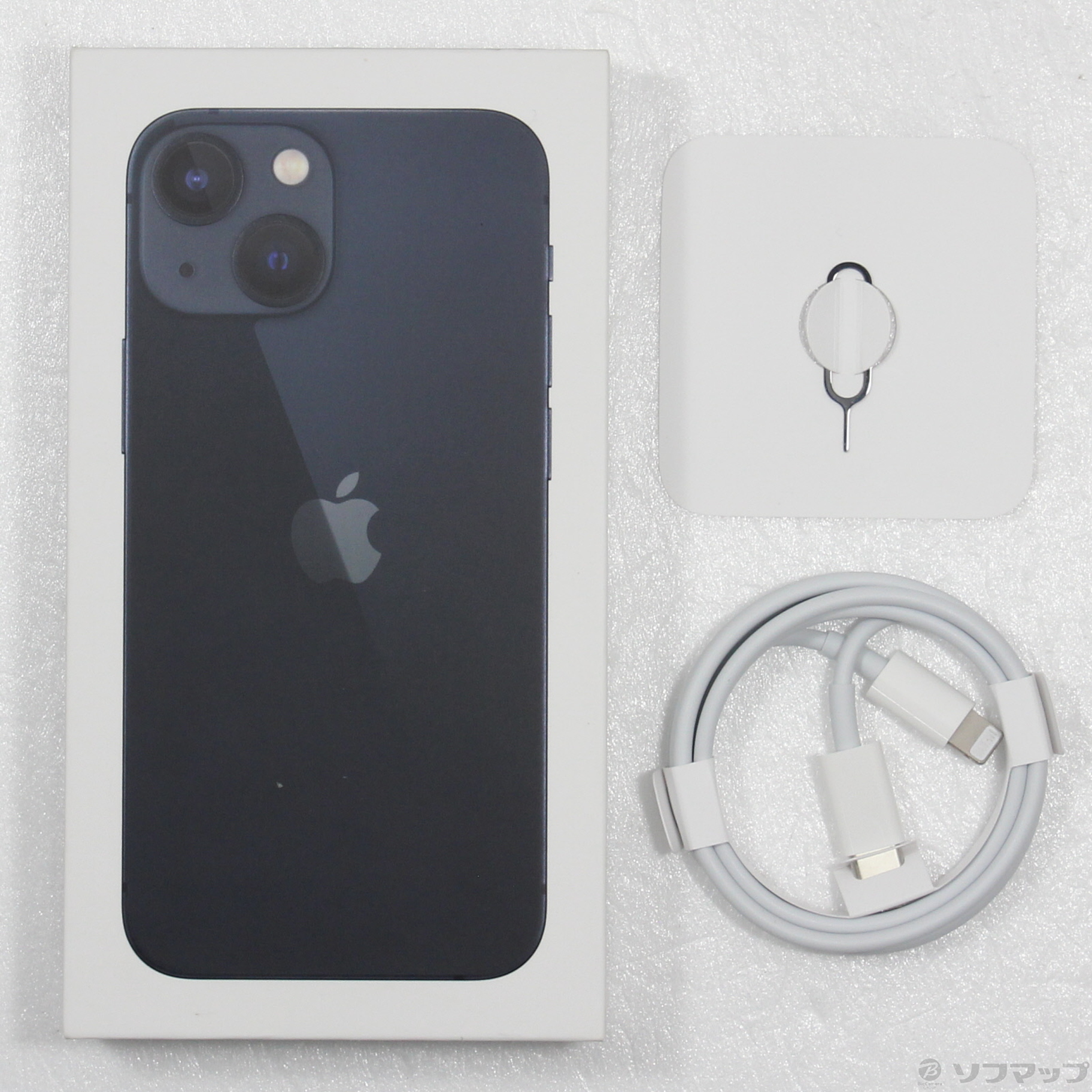 中古】iPhone13 mini 256GB ミッドナイト MLJJ3J／A SIMフリー