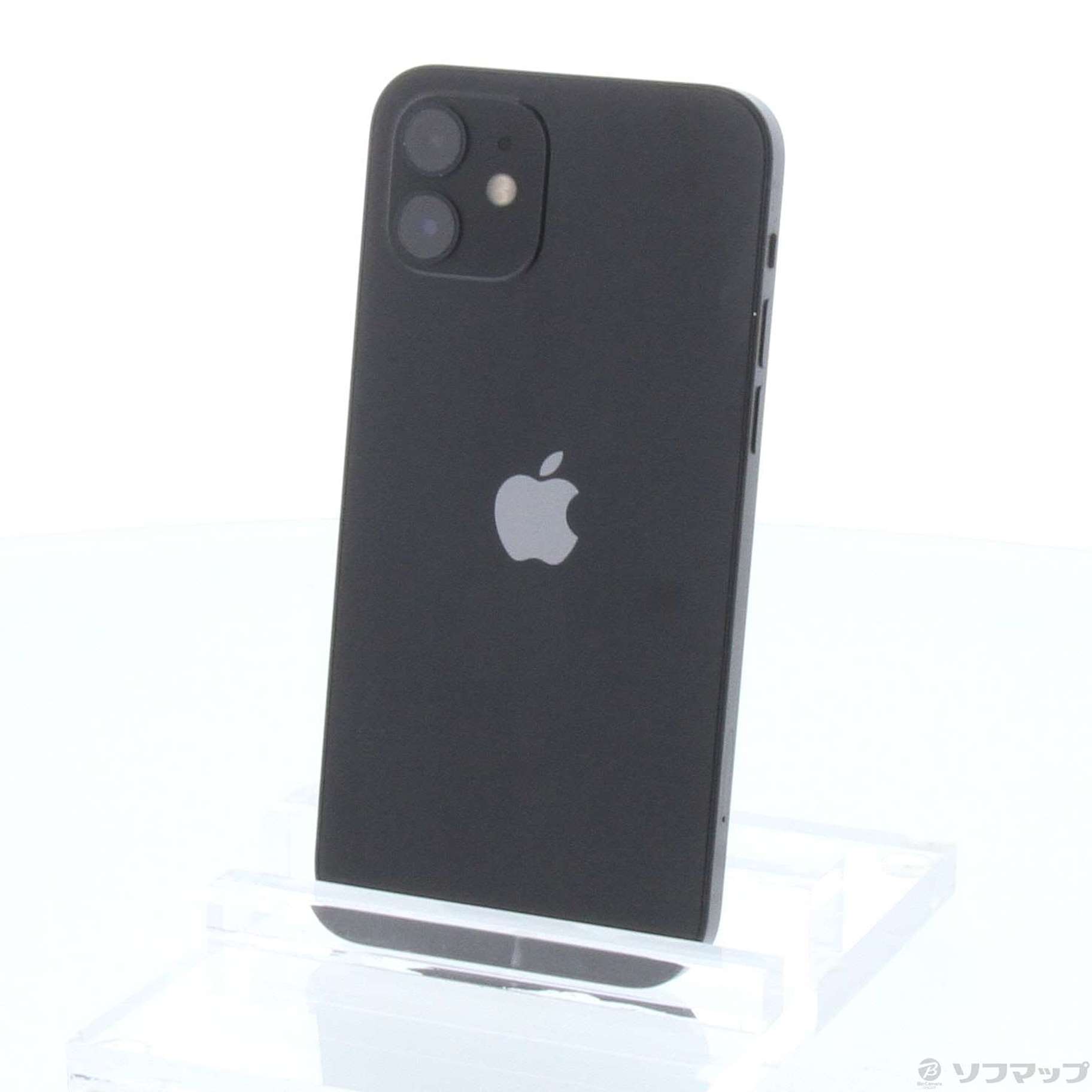 (中古)Apple iPhone12 64GB ブラック MGHN3J/A SIMフリー(269-ud)