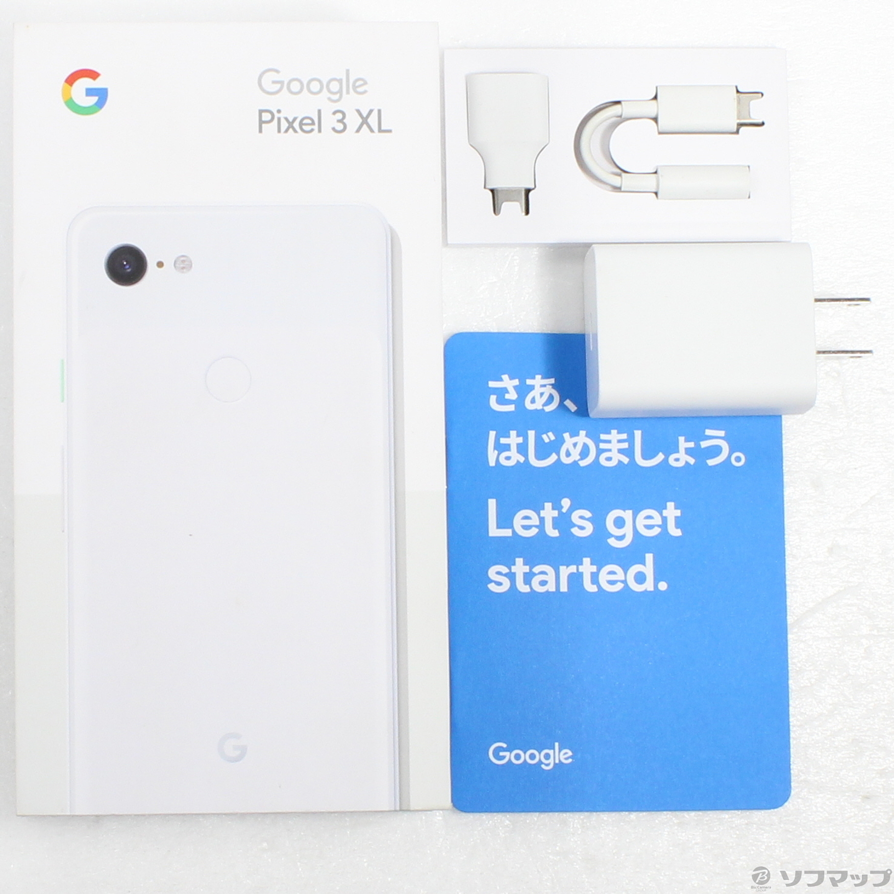 中古】Google Pixel 3 XL 128GB クリアリーホワイト G013D docomo