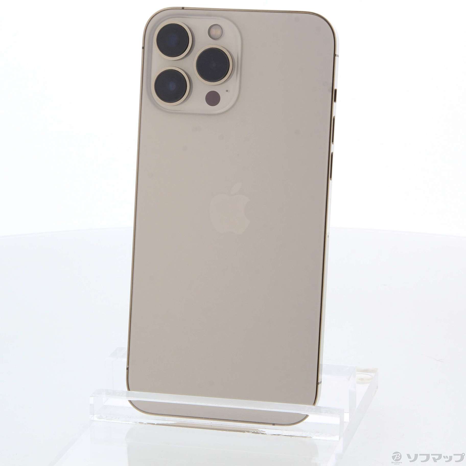 中古】iPhone13 Pro Max 128GB ゴールド MLJ63J／A SIMフリー 