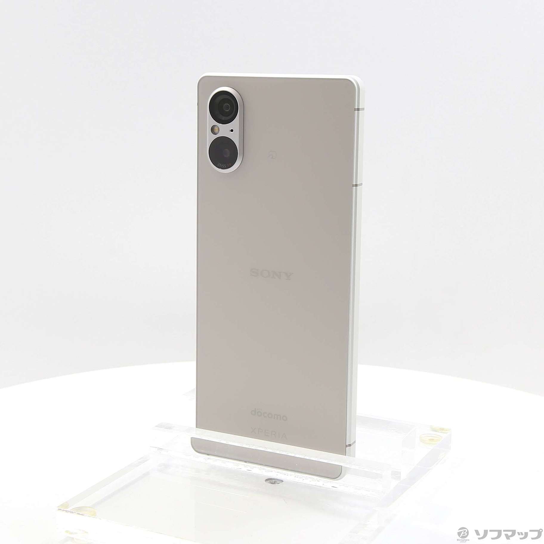 中古】Xperia 5 V 128GB プラチナシルバー SO-53D docomoロック